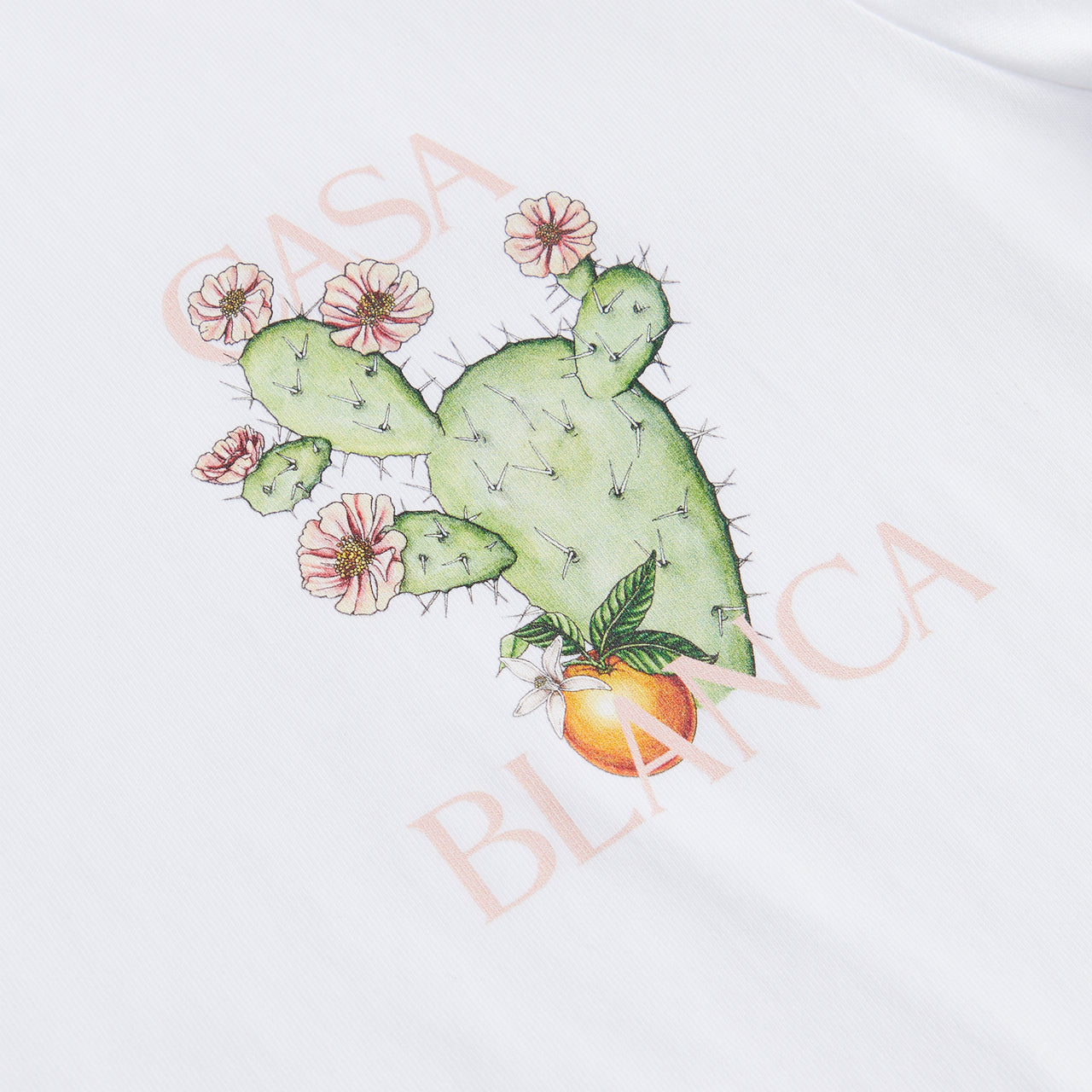 T-shirt Cactus et Orange