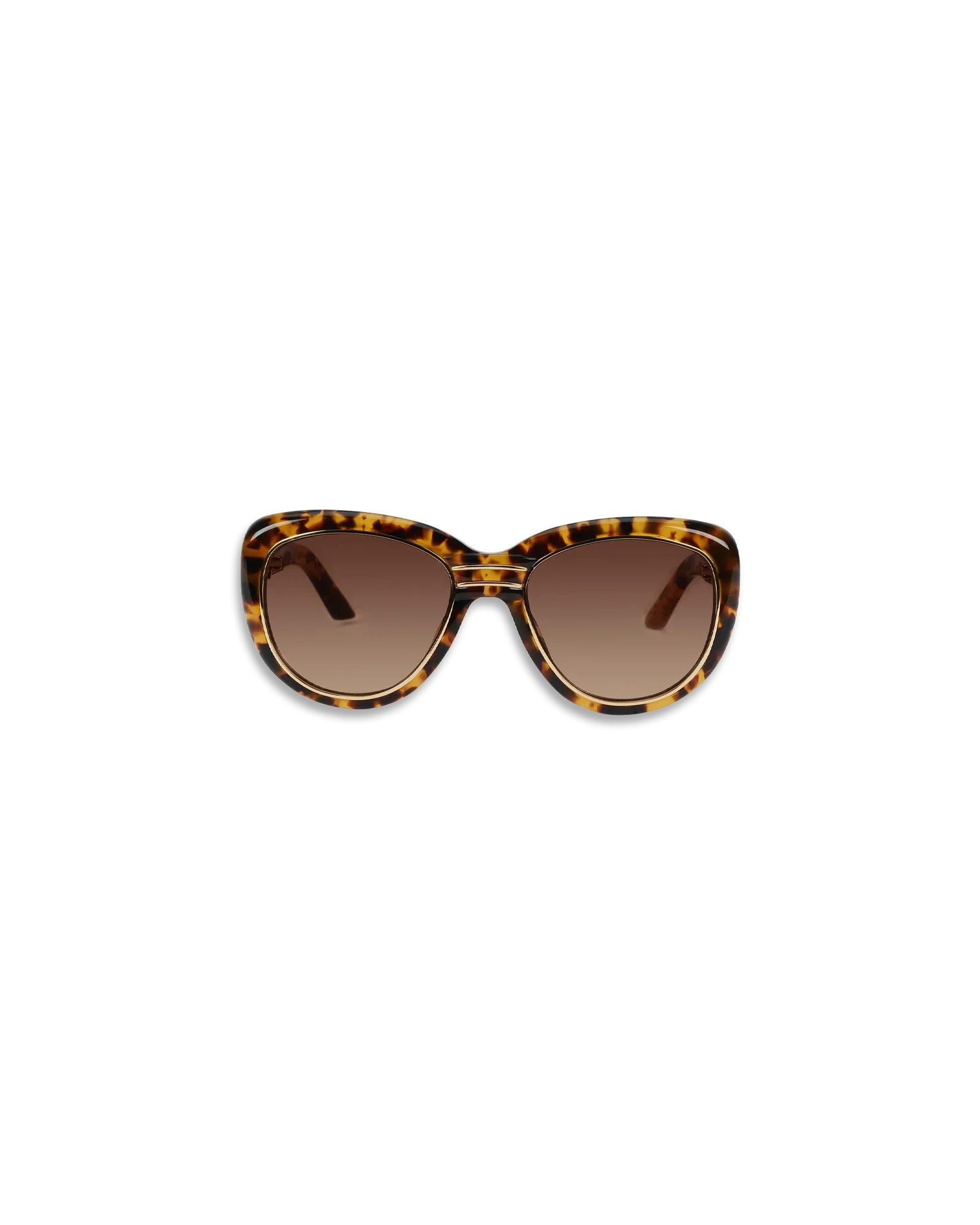 Gold & Brown The Wing Sunglasses
