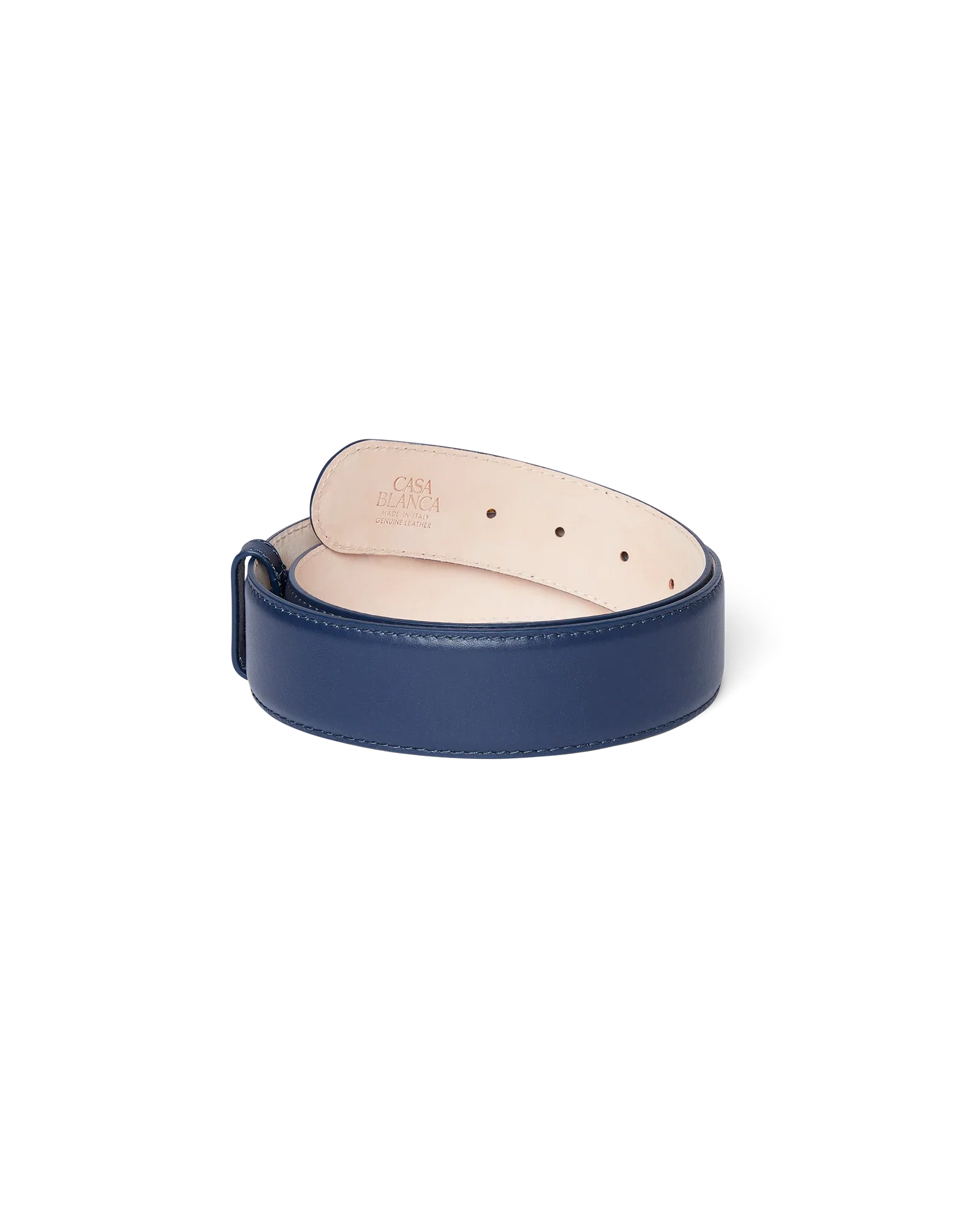 Navy CC Logo Buckle Belt