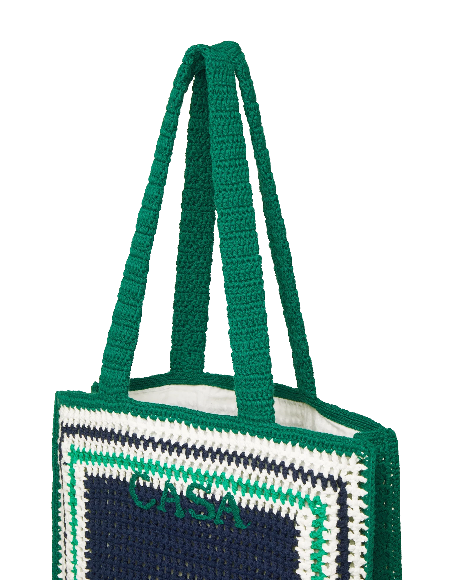 Stripe Crochet Bag