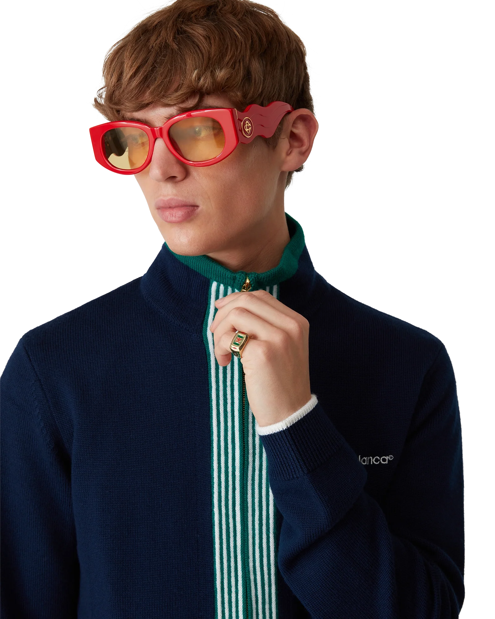 Red The Memphis Sunglasses