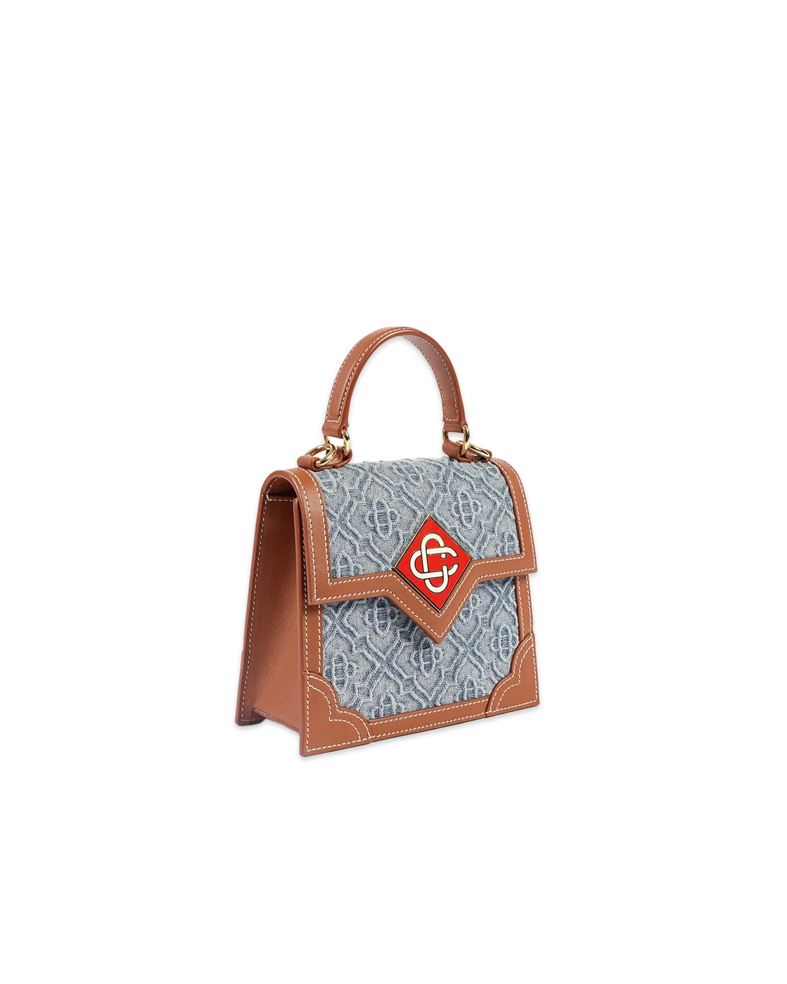 Monogram Denim Mini Jeanne Bag
