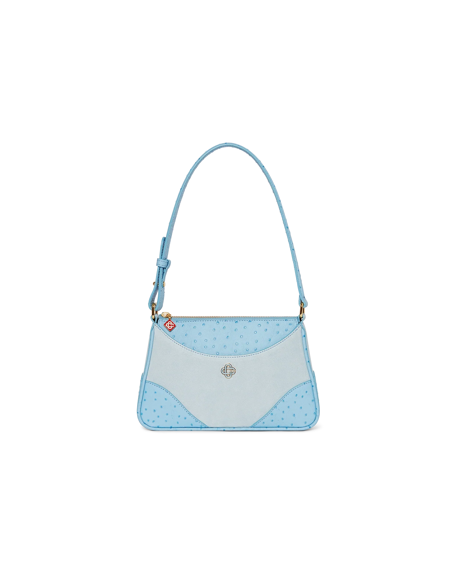 Blue Jeanne Pochette Shoulder Bag