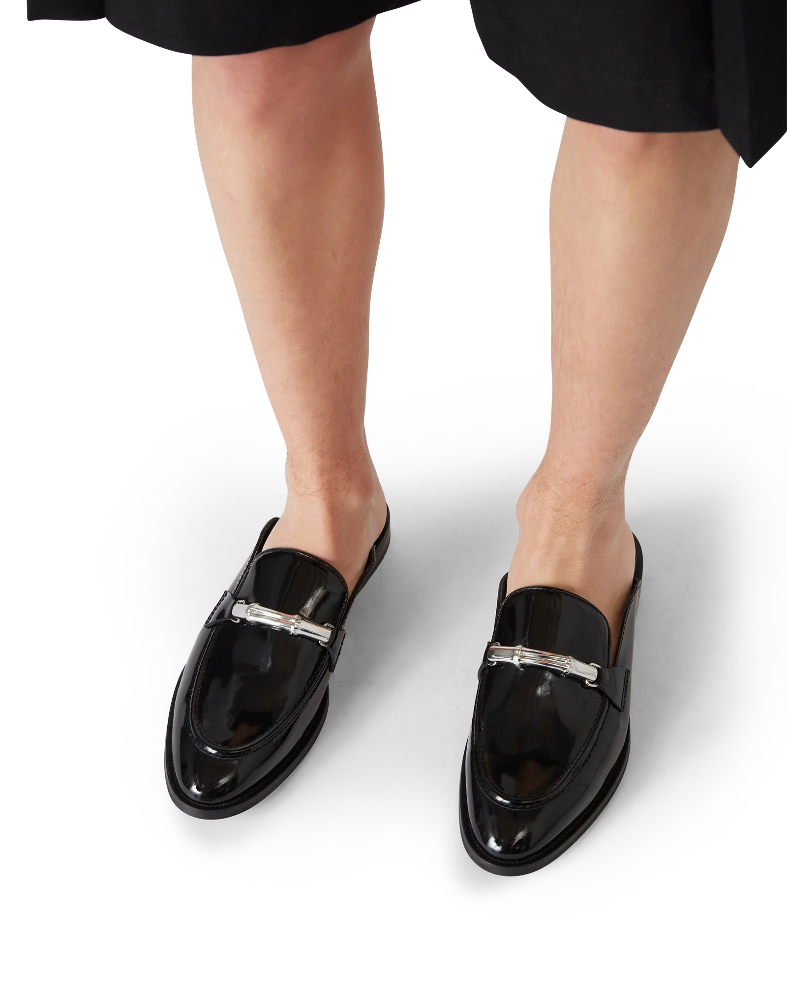 Black Bamboo Slip On Loafer