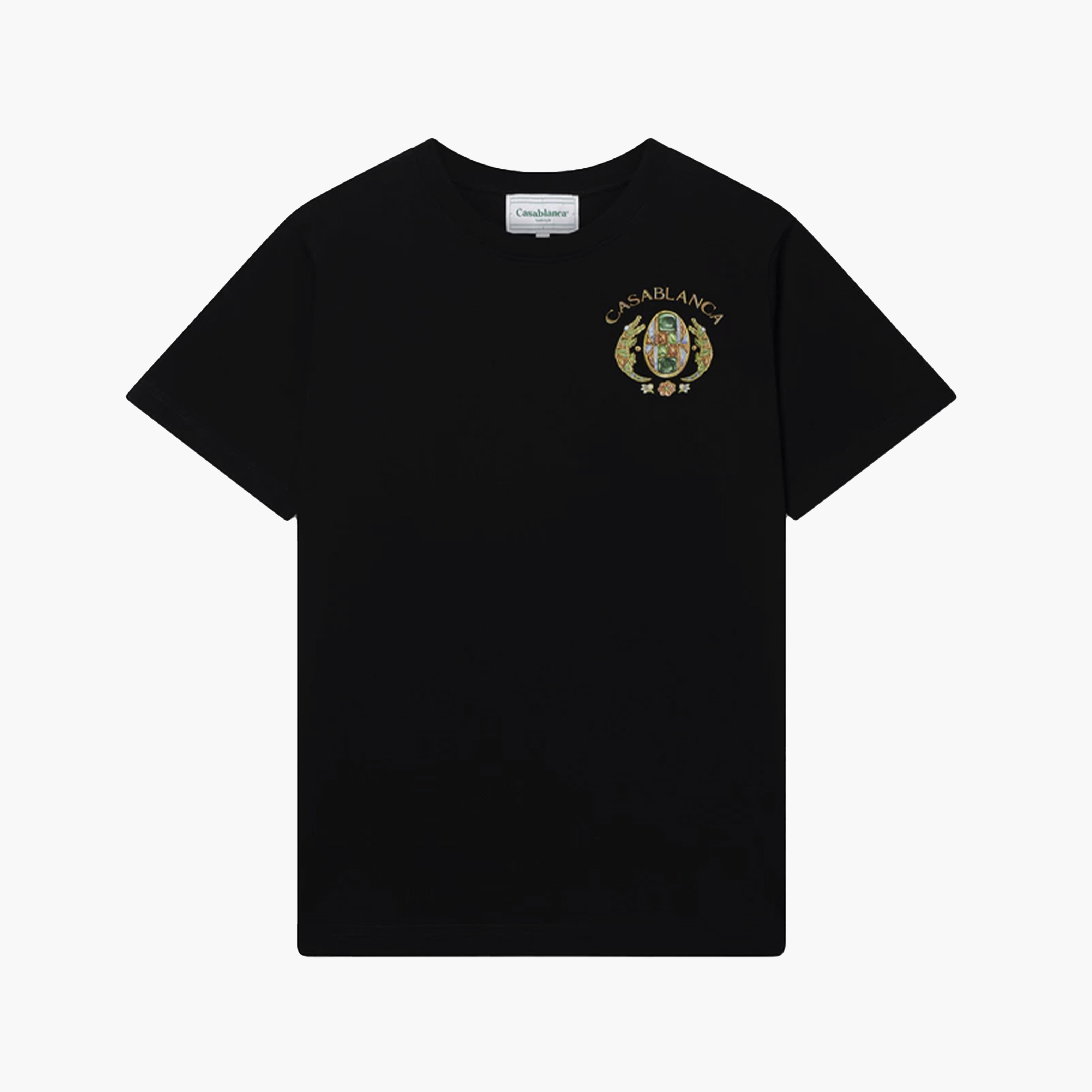 Casablanca T-Shirt Joyaux D'Afrique Tennis Club Noir