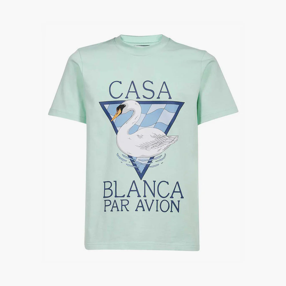 Casablanca T-Shirt Par Avion Vert