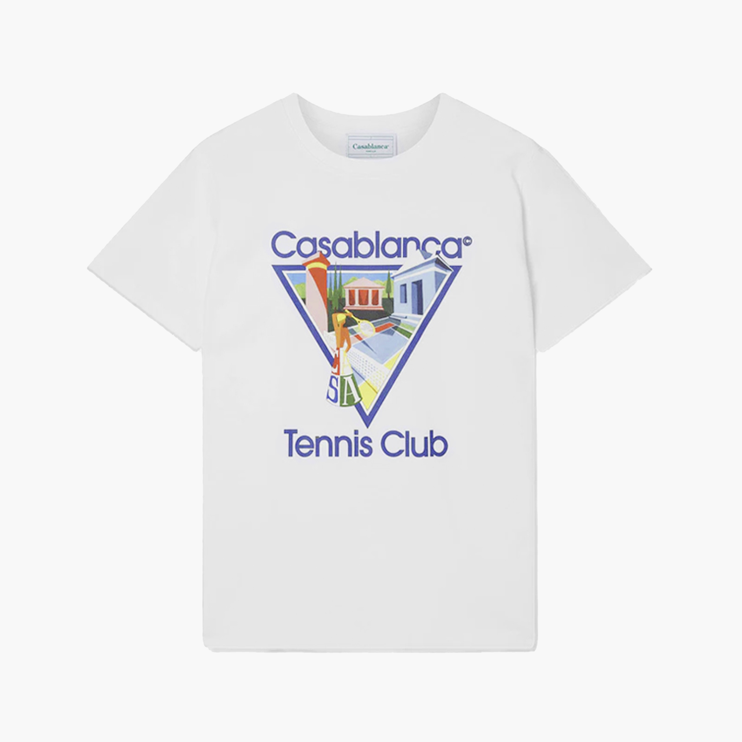 Casablanca T-shirt La Joueuse Blanc