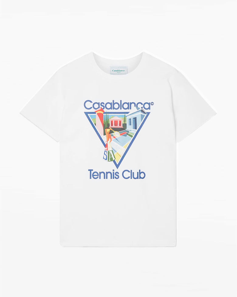 Casablanca T-shirt La Joueuse Blanc