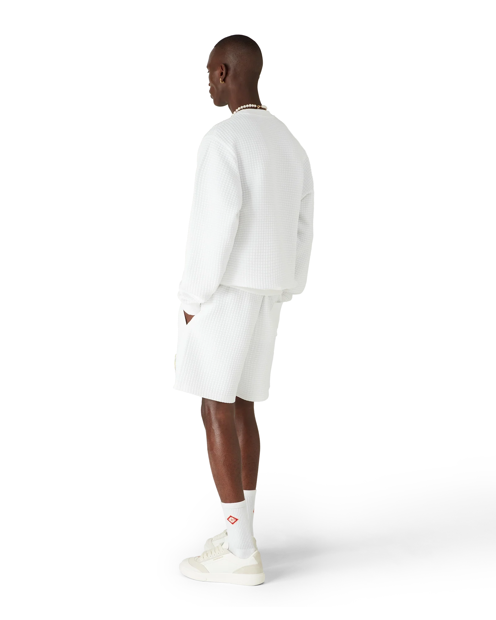 Tennis Mascot Quilted Sweatshorts