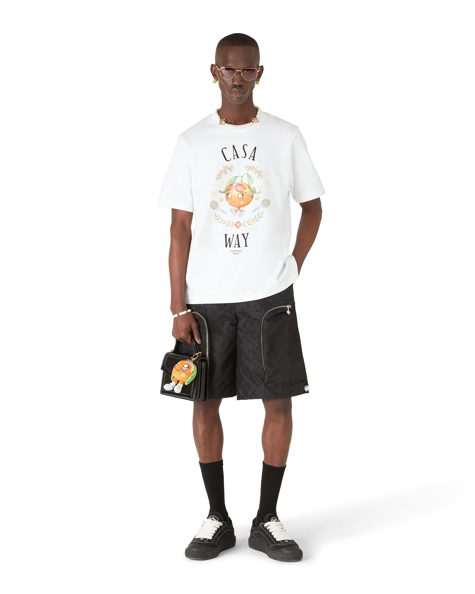 Casa Way Orange Mascot Short Sleeve T-Shirt