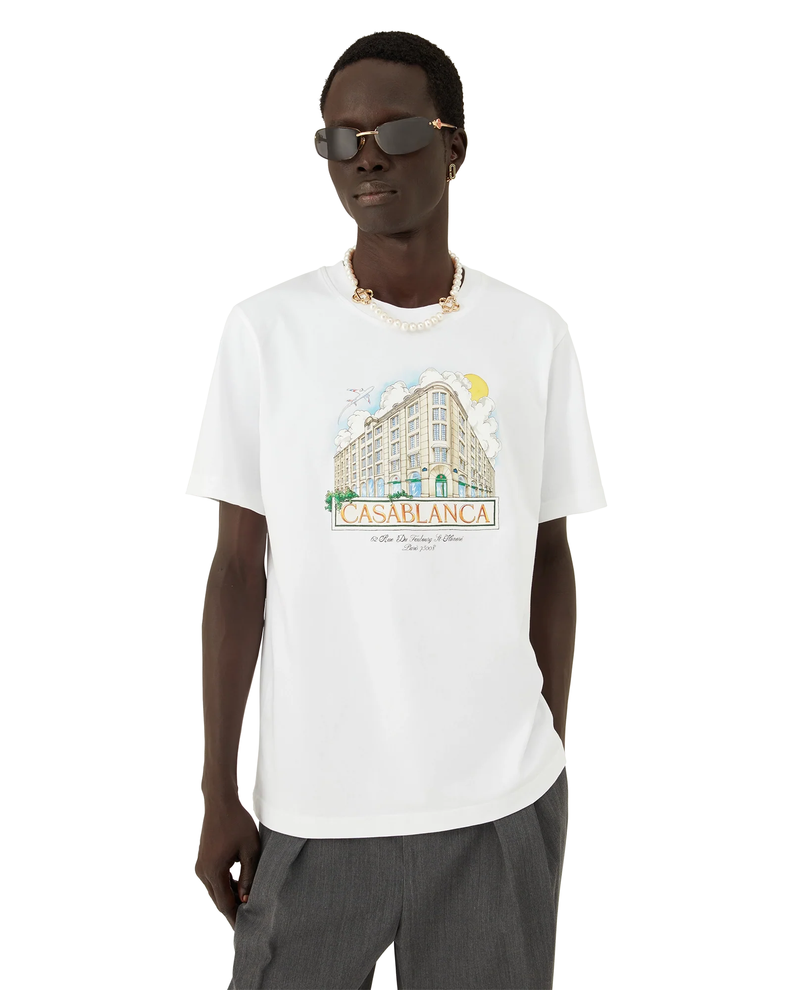 Paris Store Printed Short Sleeve T-Shirt