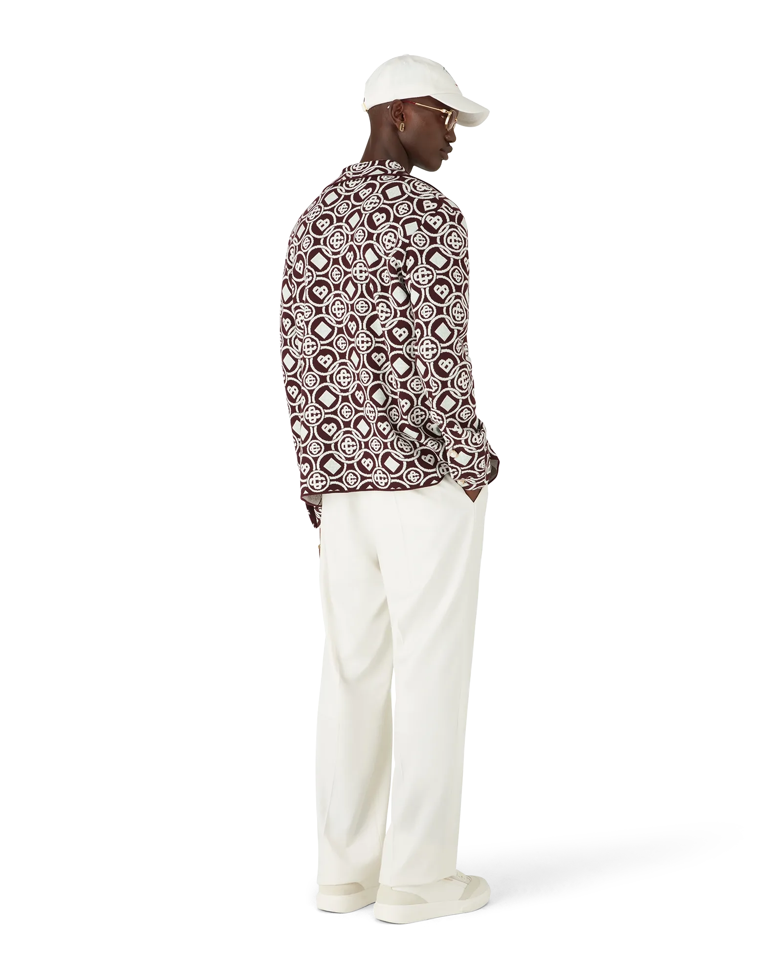 Monogram Cotton Knit Shirt