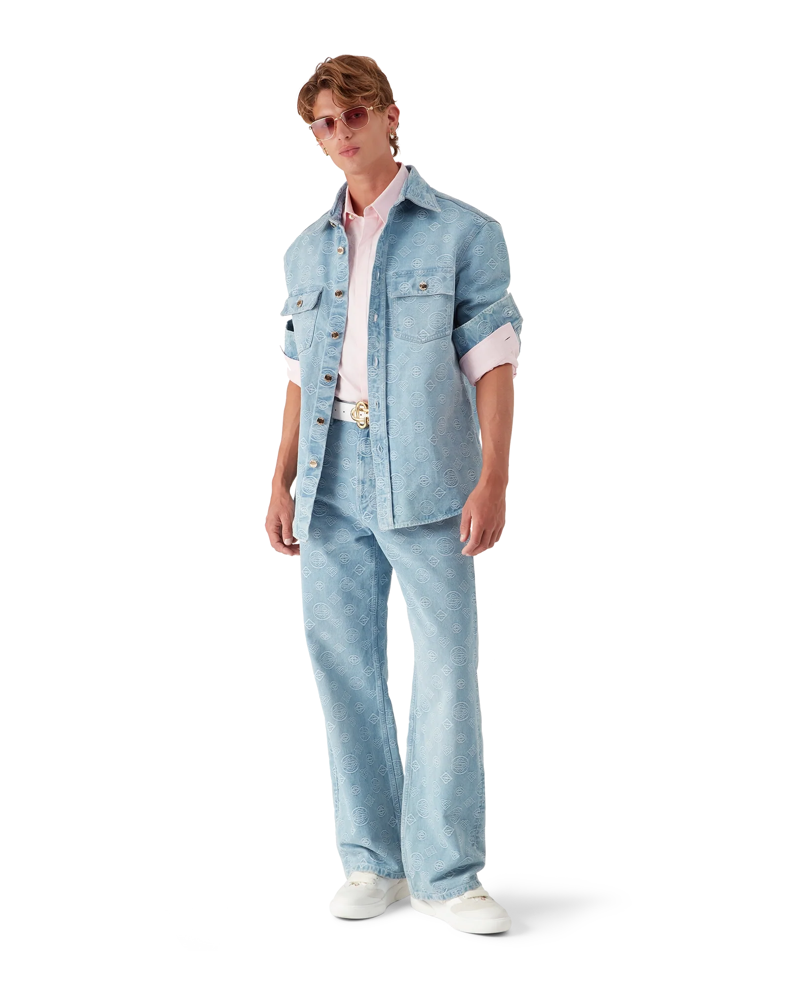 Denim Monogram Shirt