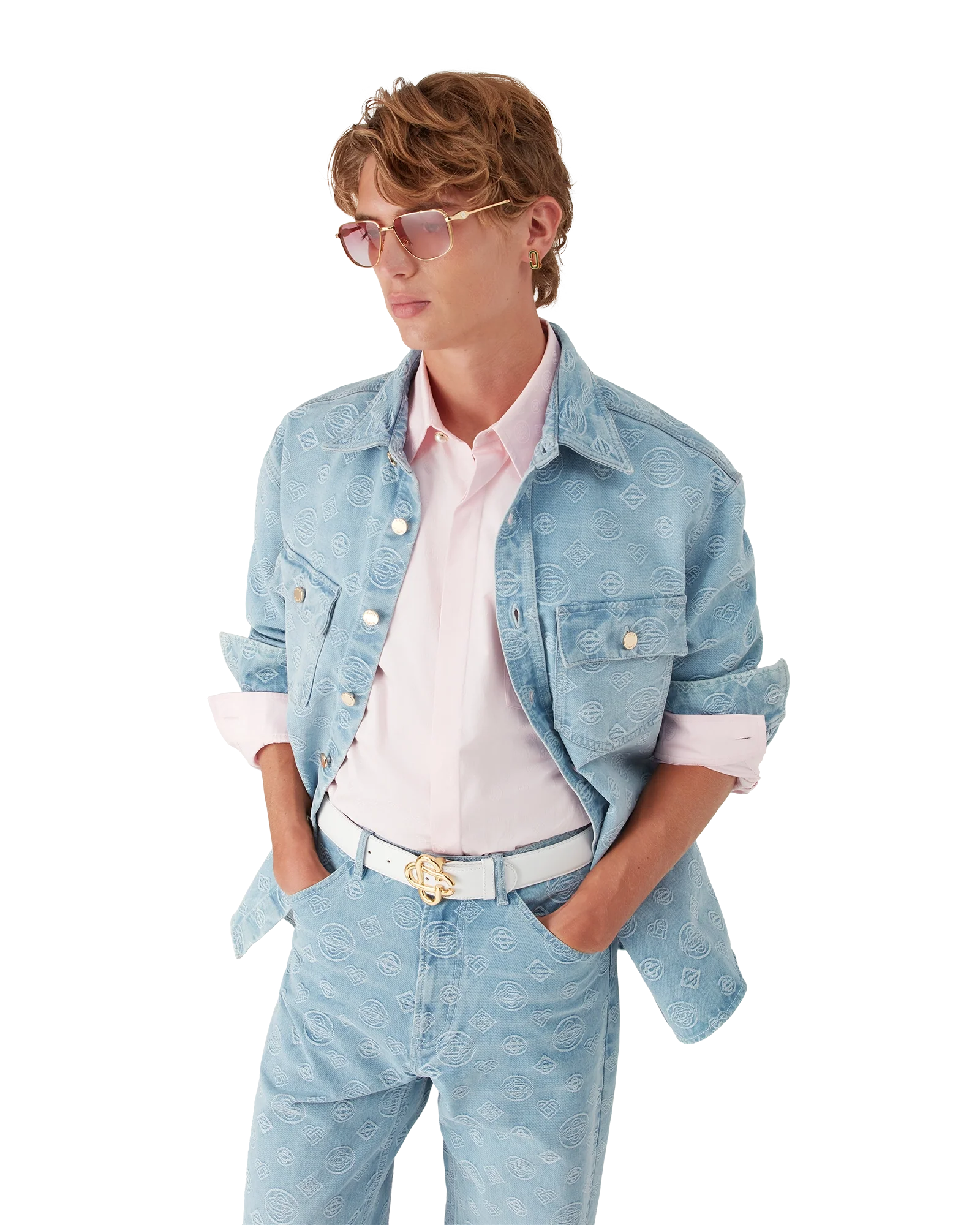 Denim Monogram Shirt