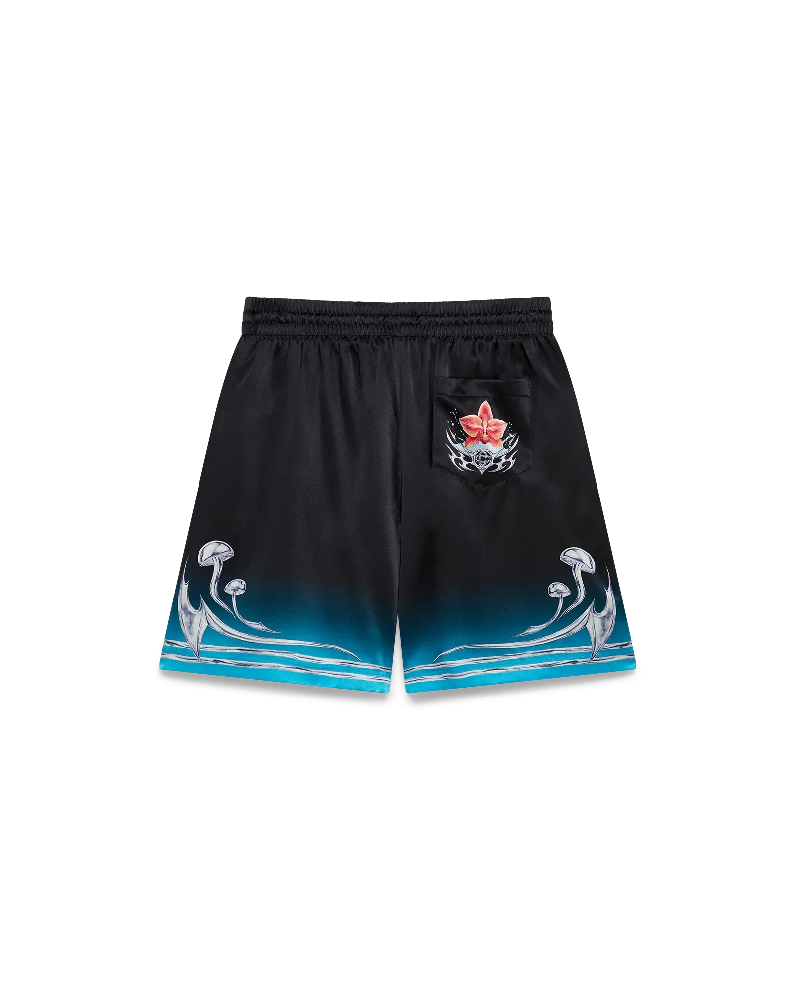Blades Silk Satin Shorts