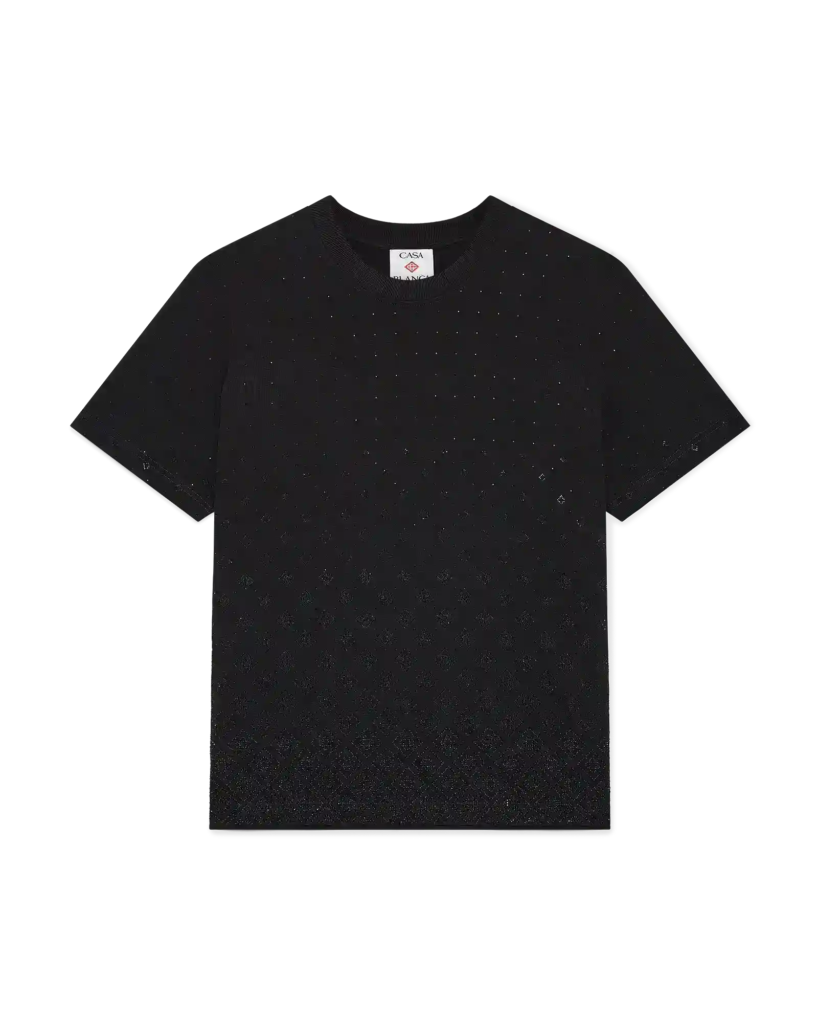 Crystal Monogram Logo Short Sleeve T-Shirt