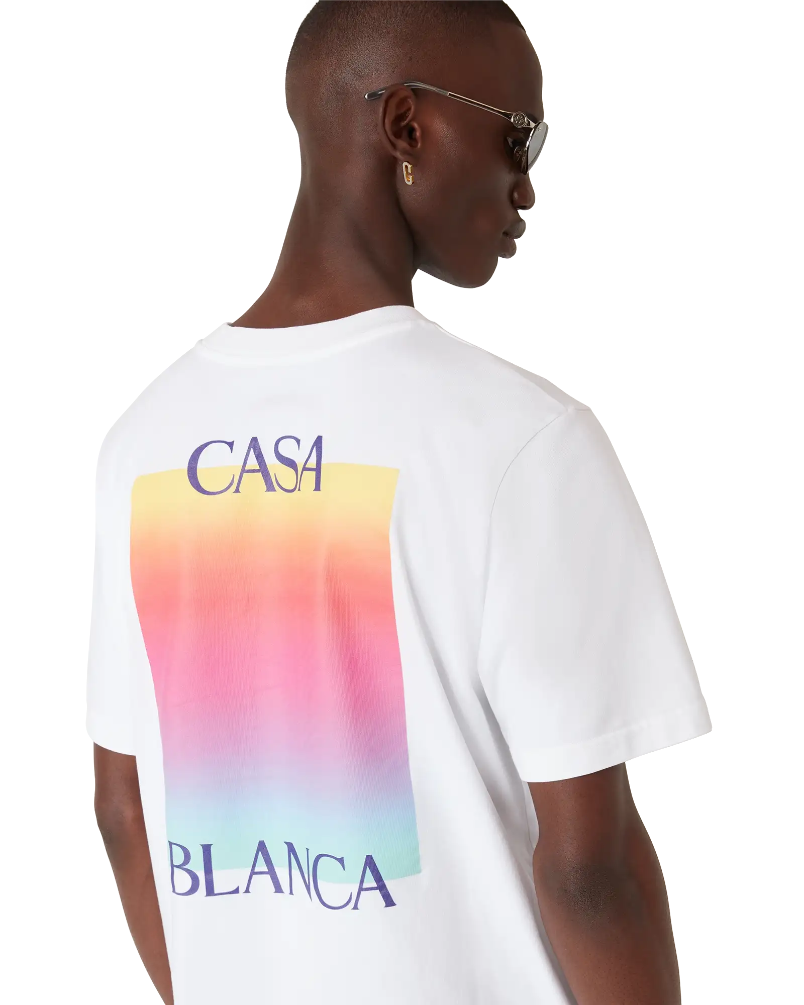Gradient Square Logo Short Sleeve T-Shirt