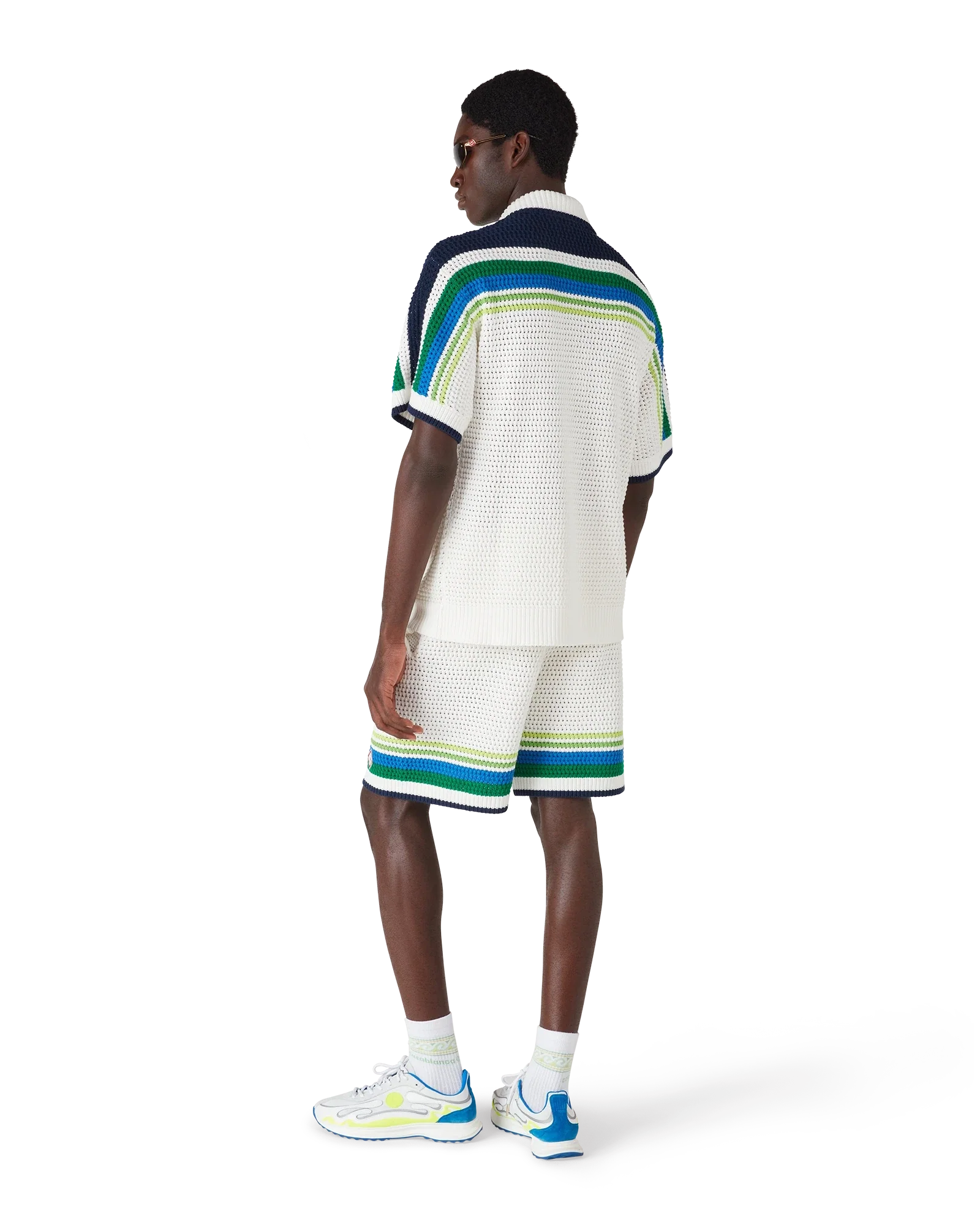 Stripe Knitted Shorts