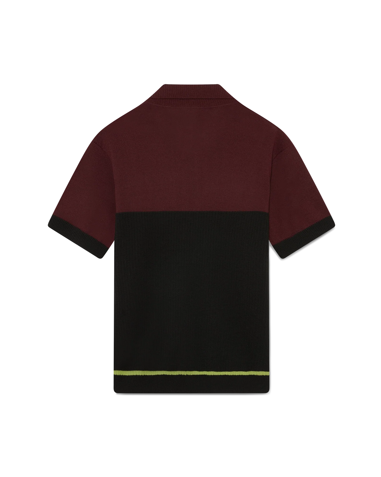 Stripe Merino Knit Polo