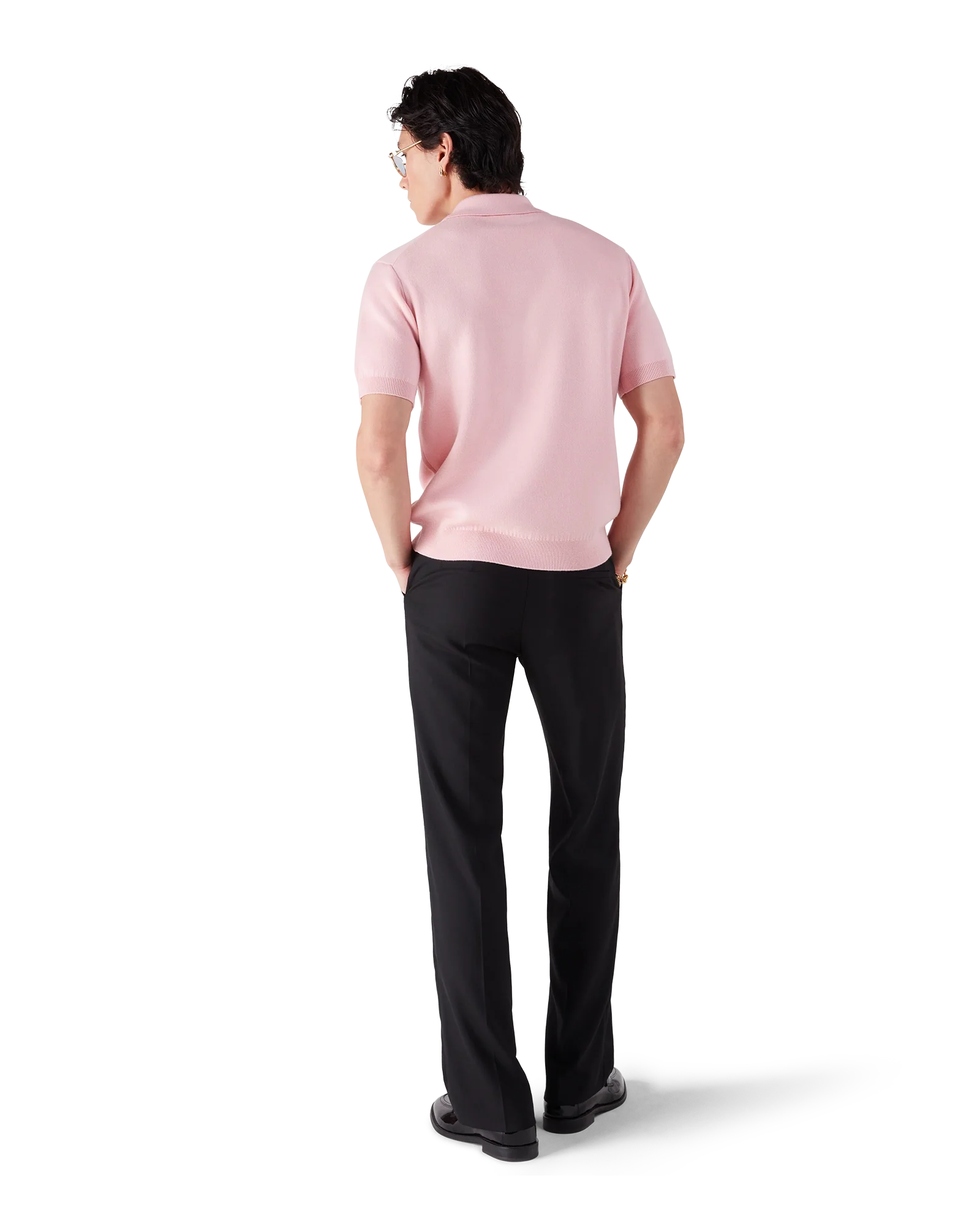 Double Face Short Sleeve Polo Shirt