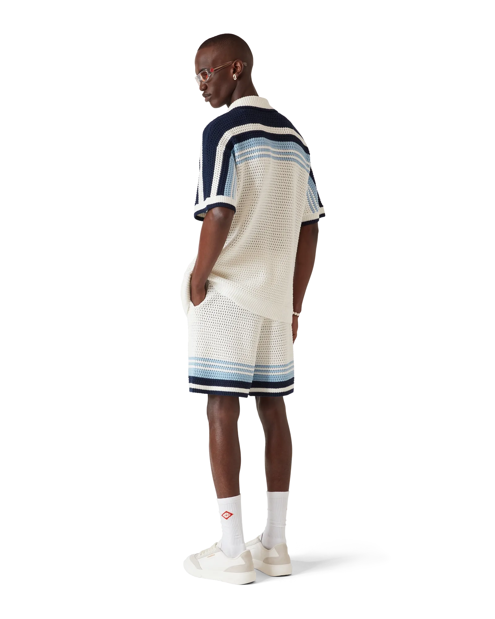Tennis Cotton Crochet Shorts