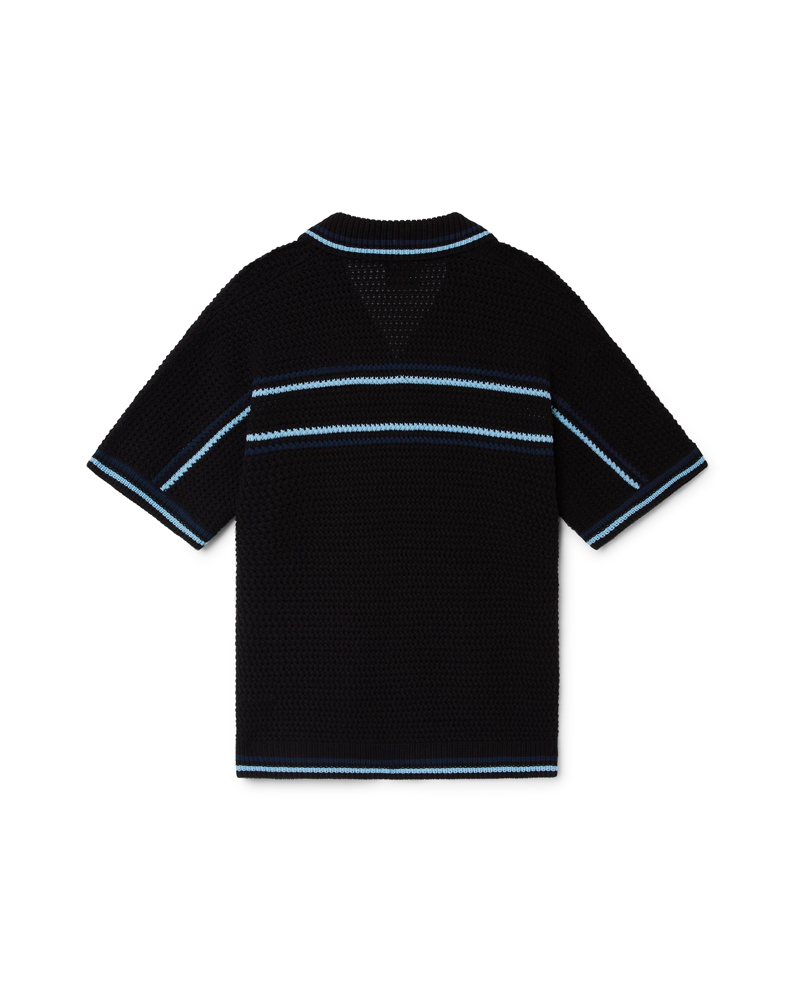 Tennis Cotton Crochet Short Sleeve Shirt