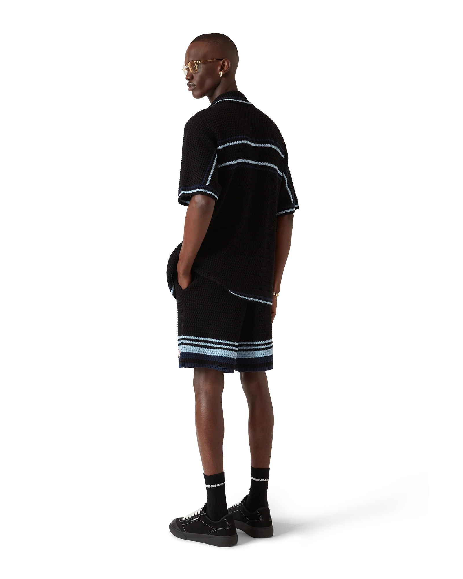 Tennis Cotton Crochet Shorts