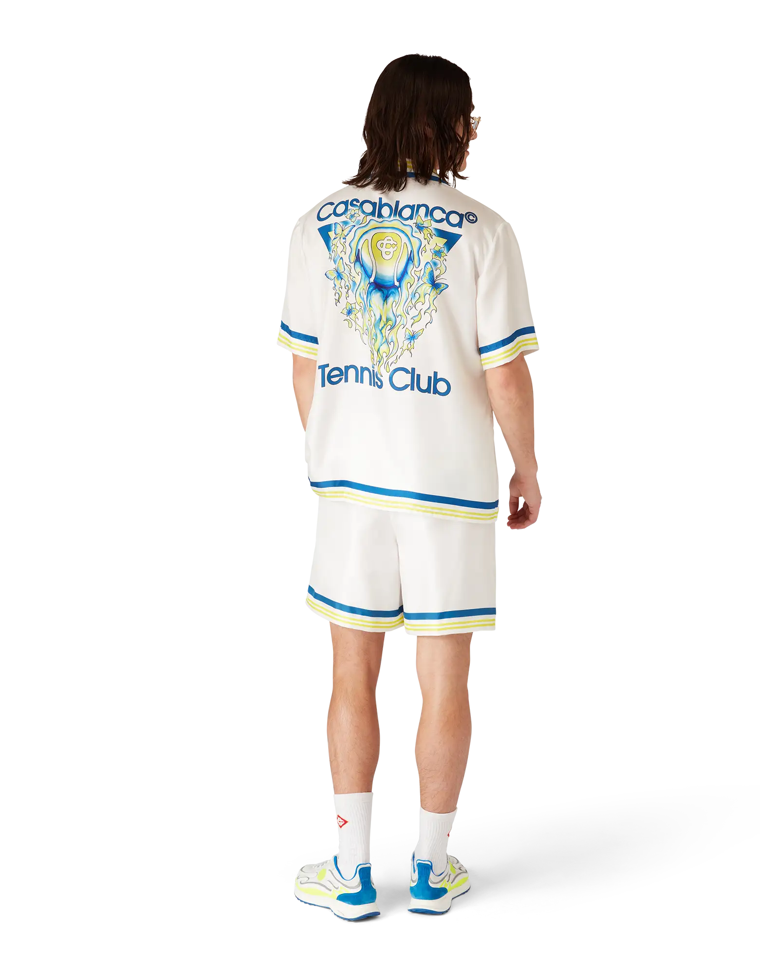 Flaming Tennis Club Icon Silk Shorts