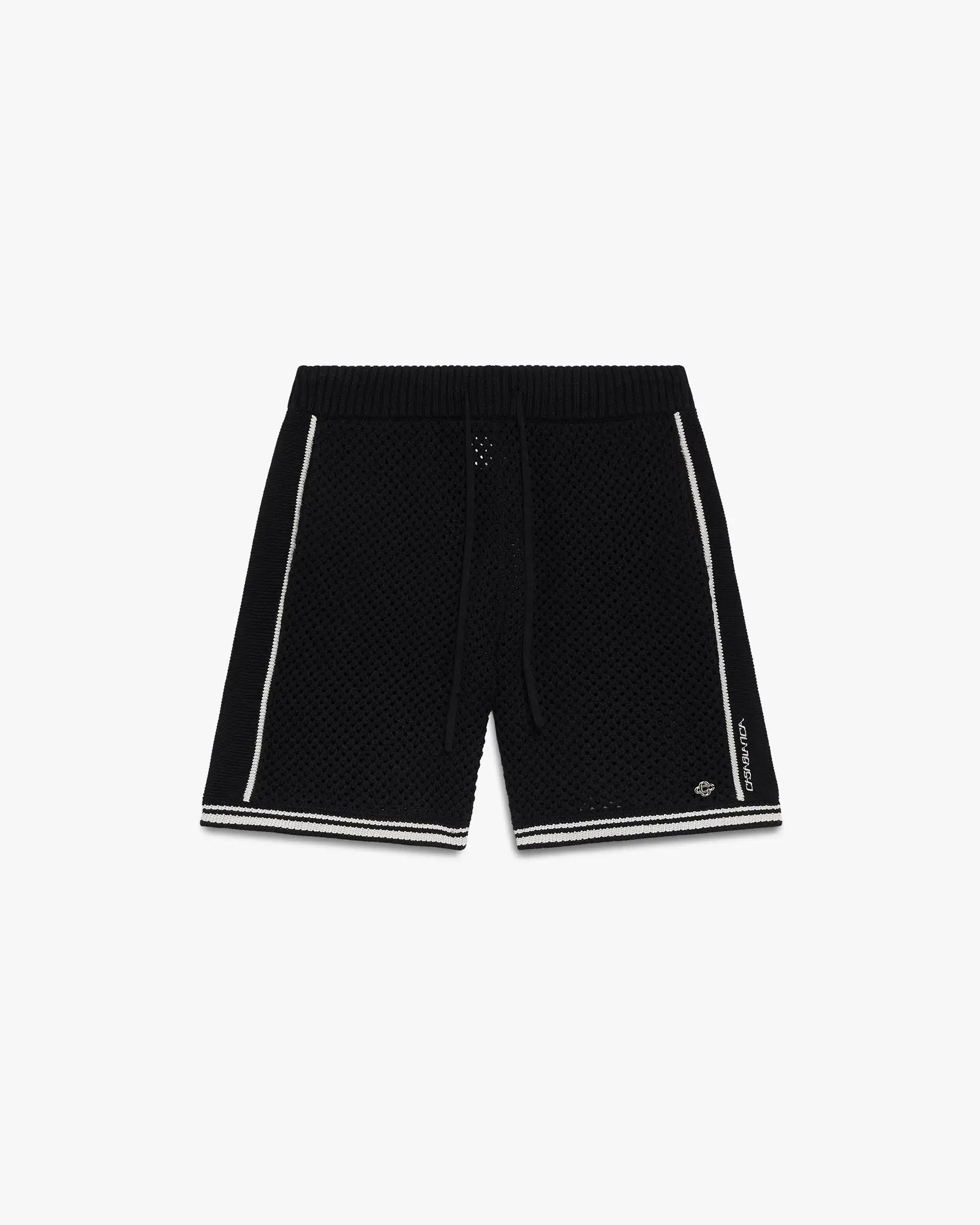 Black Mesh Shorts