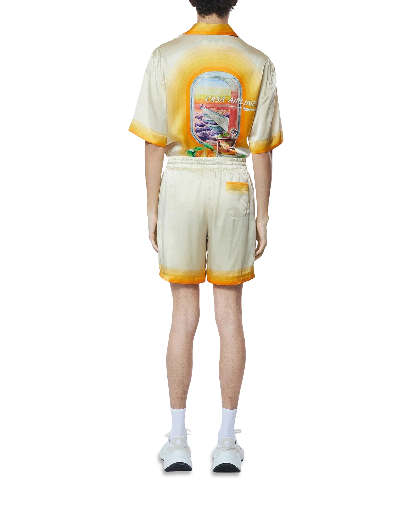 Panoramique Silk Satin Shorts