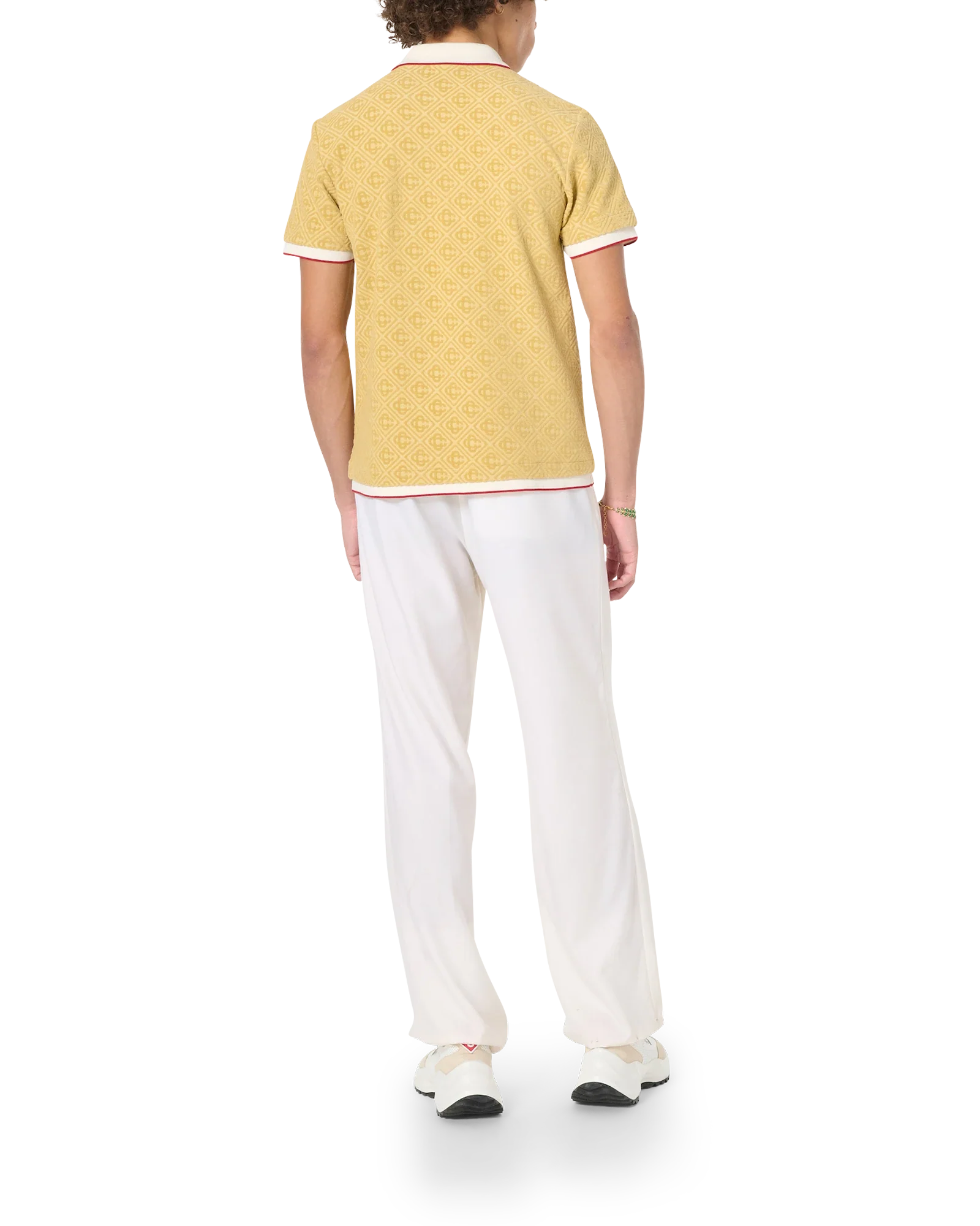 Monogram Velour Polo Shirt