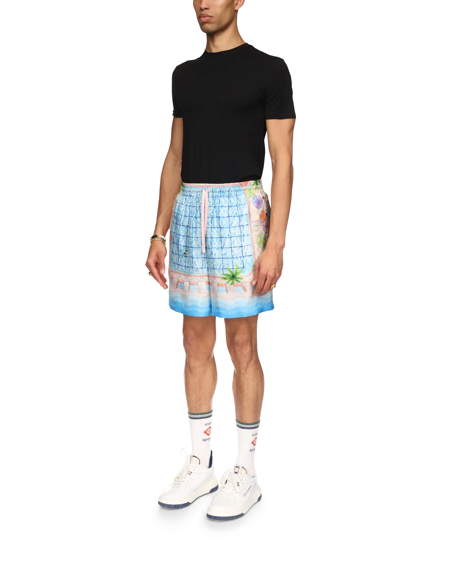 Le Plongeon Silk Shorts