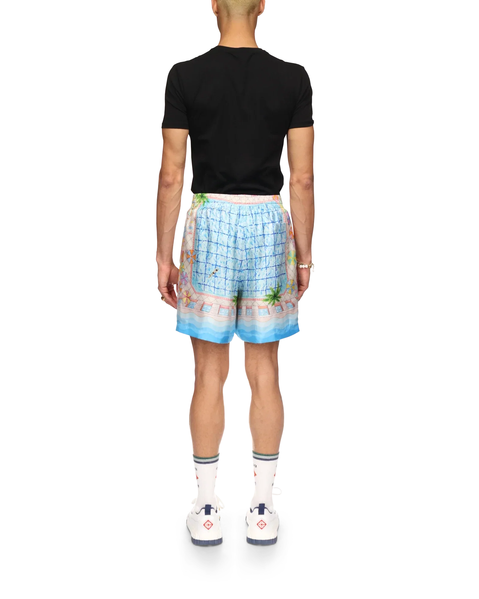 Le Plongeon Silk Shorts