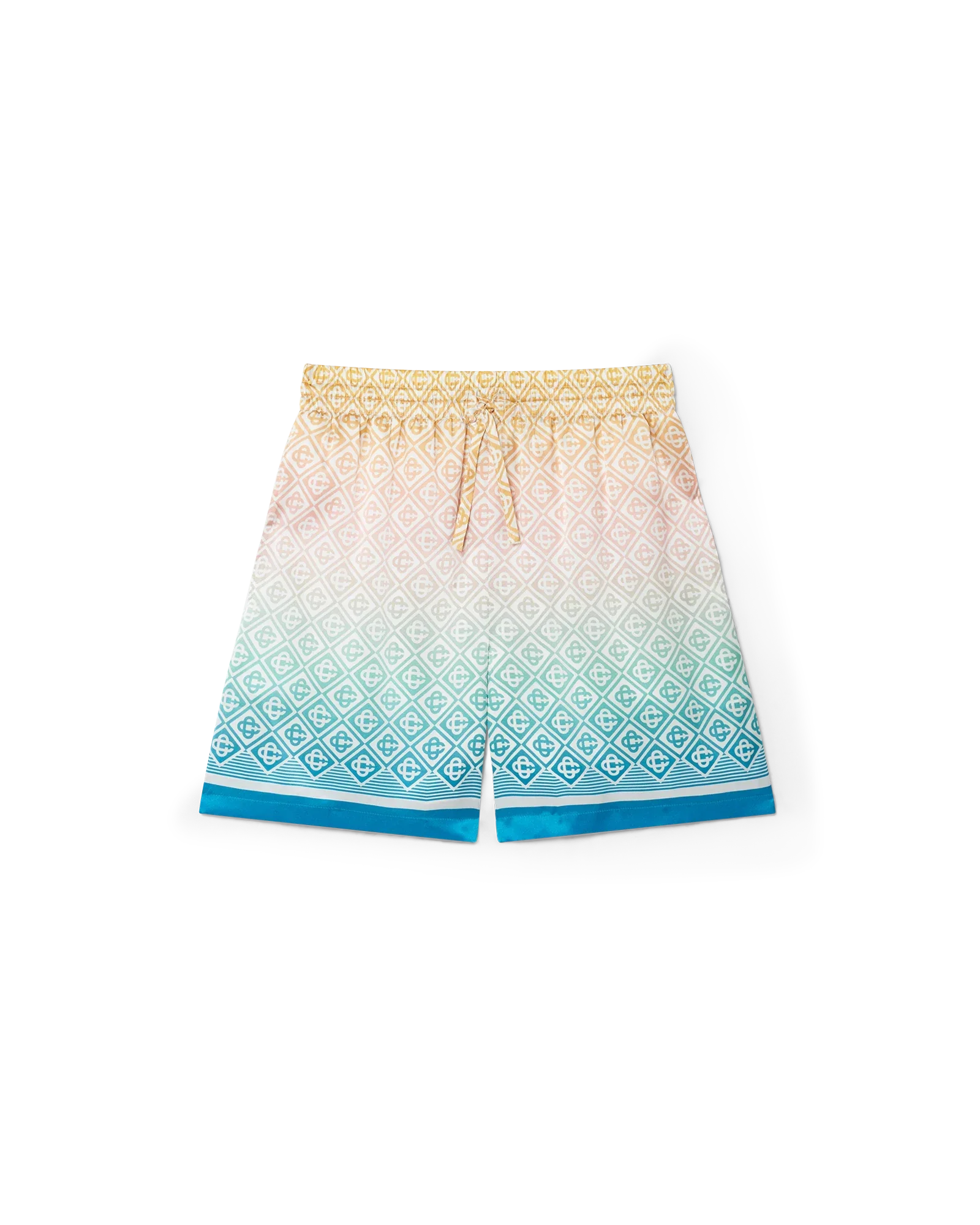 Gradient Monogram Silk Shorts