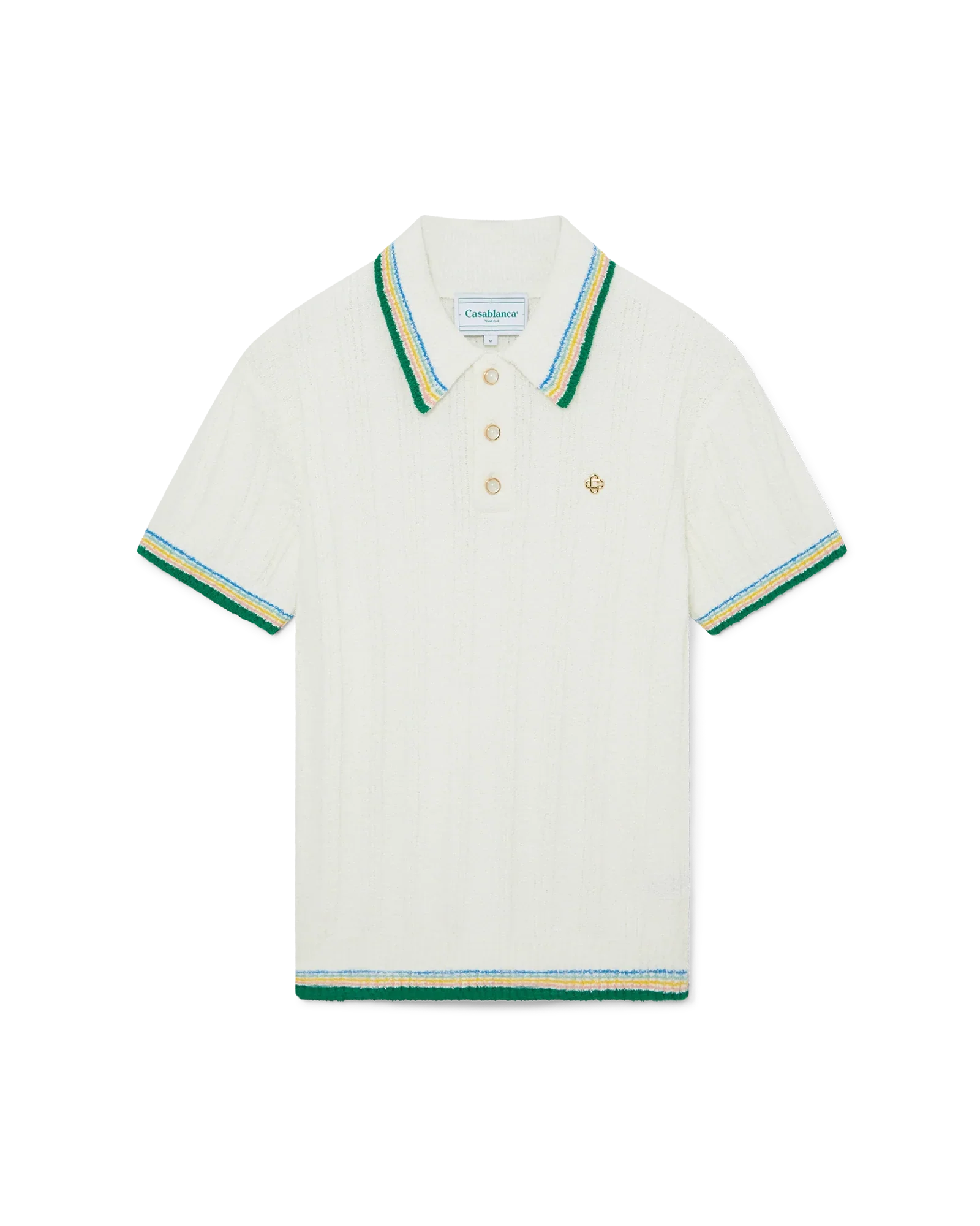 Rib Boucle Polo Shirt