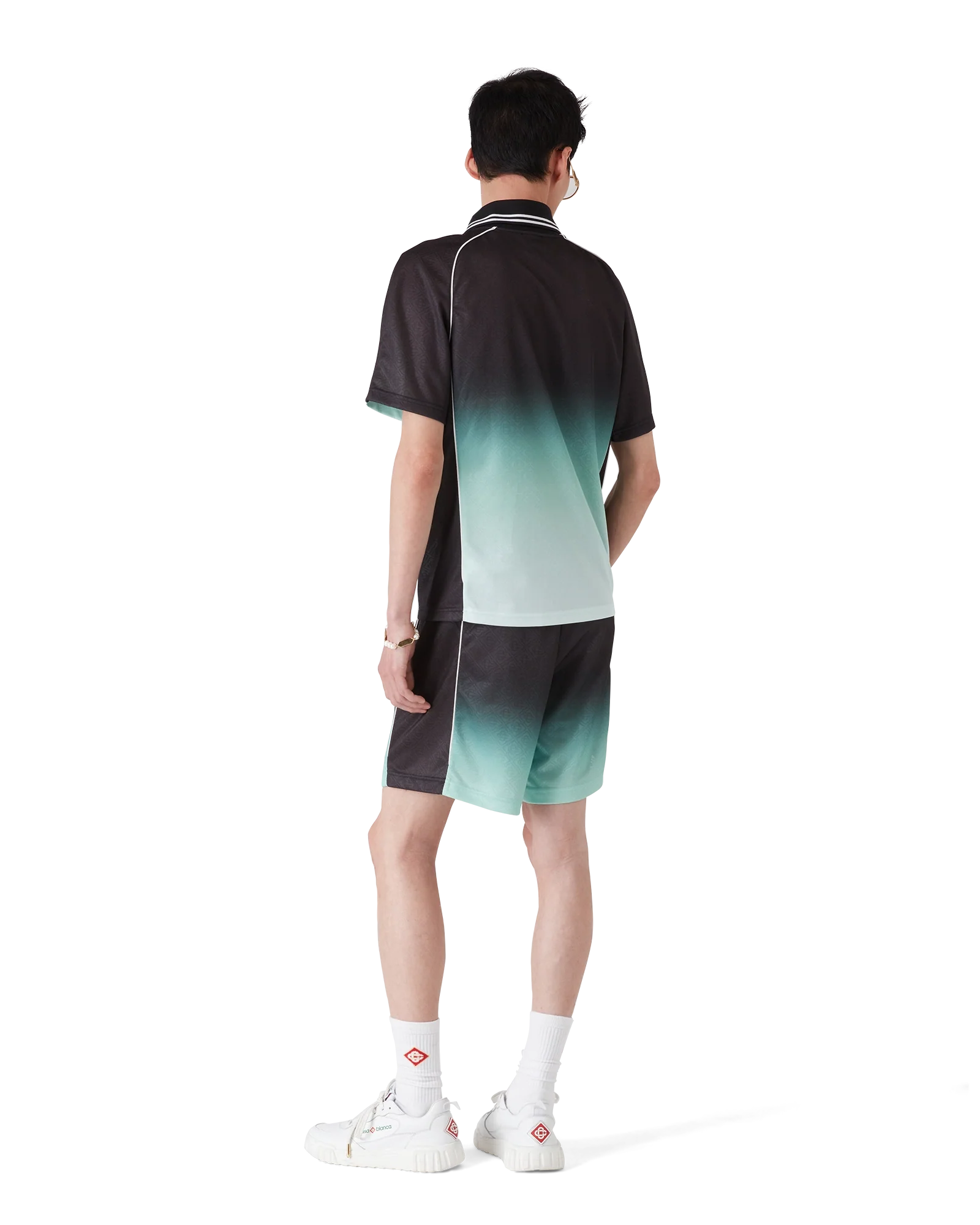 Gradient Monogram Jacquard Football Shorts