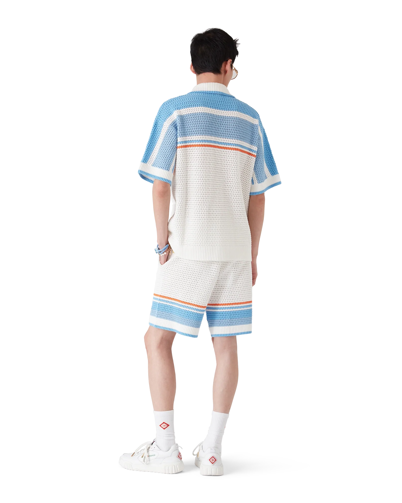 Cotton Tennis Crochet Shorts