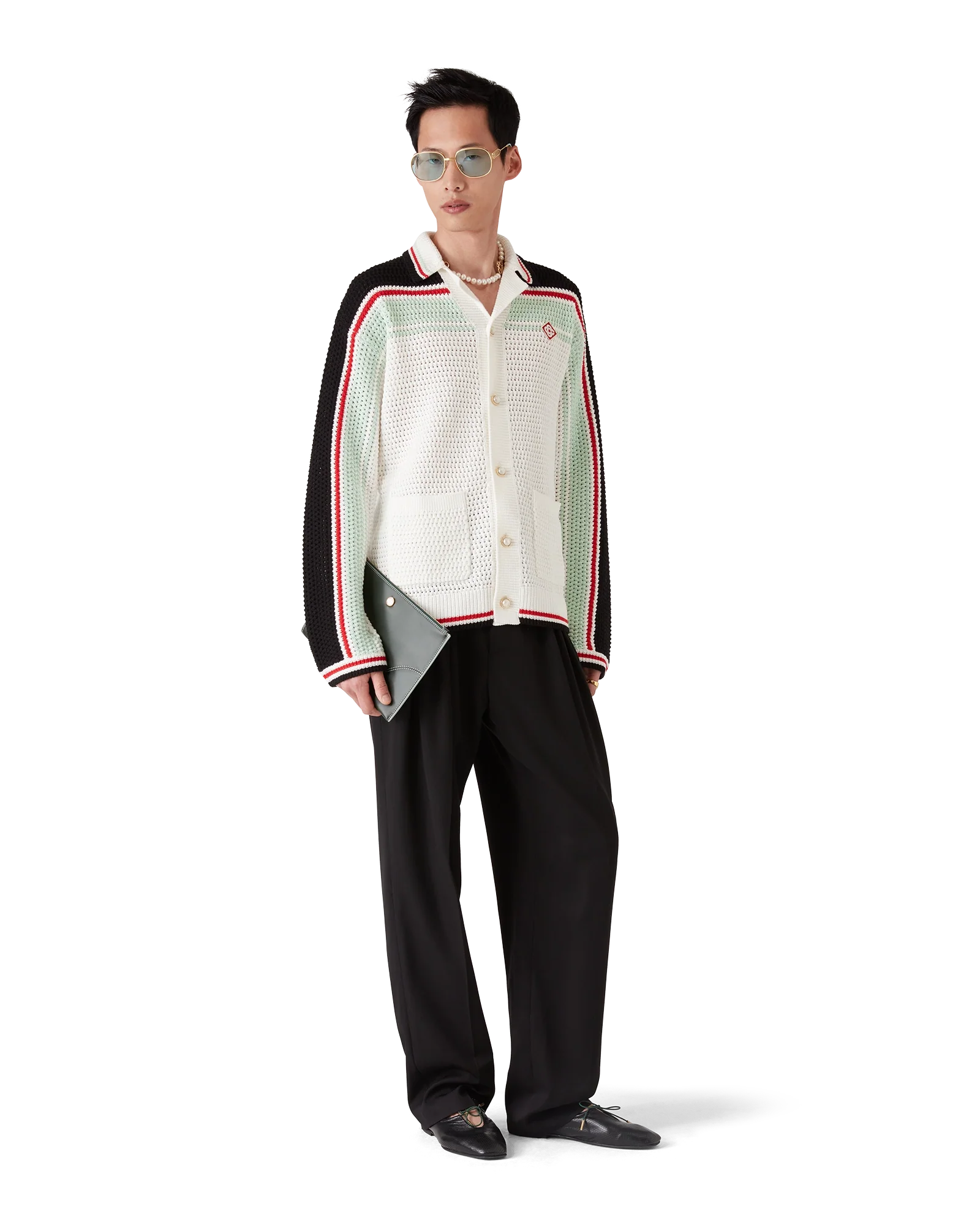 Cotton Tennis Crochet Shacket