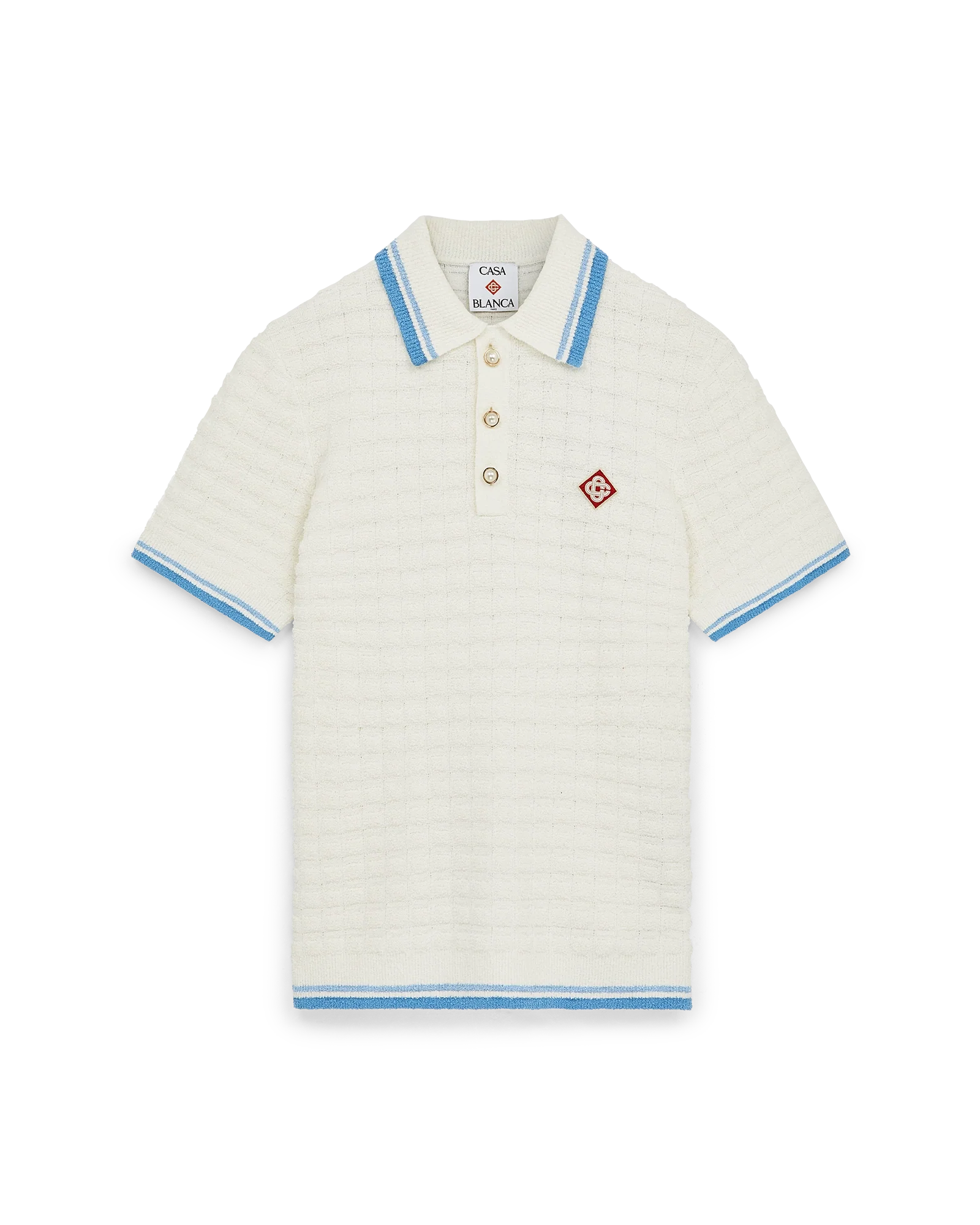 Cotton Boucle Polo Shirt