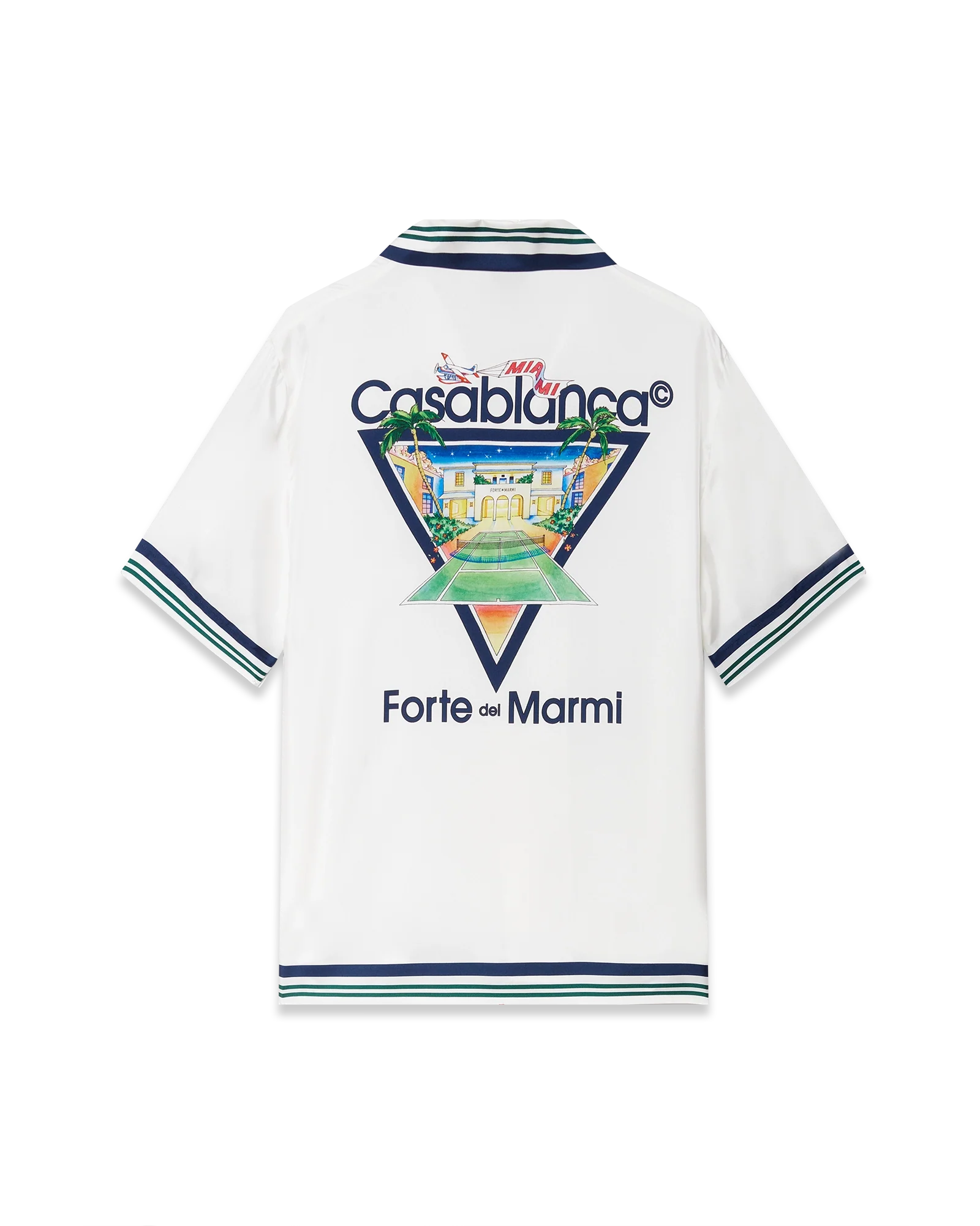 Miami Open x Forte Dei Marmi Short Sleeve Silk Shirt