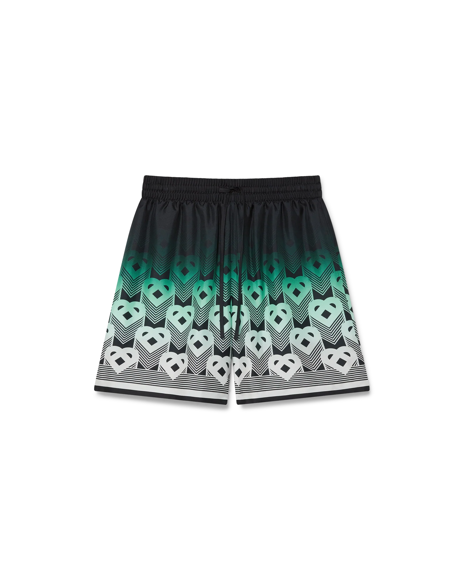 Gradient Monogram Silk Shorts