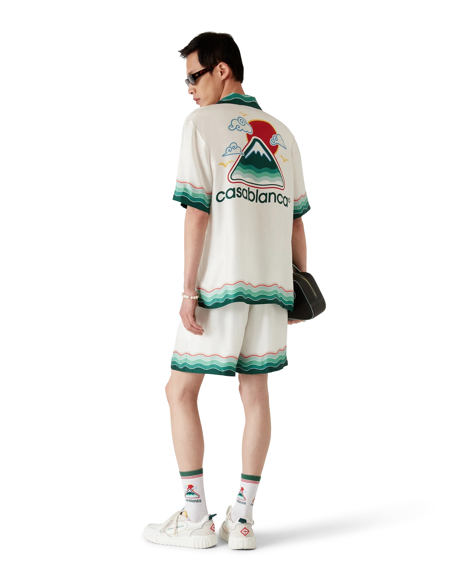 Montagne Ondulee Silk Shorts