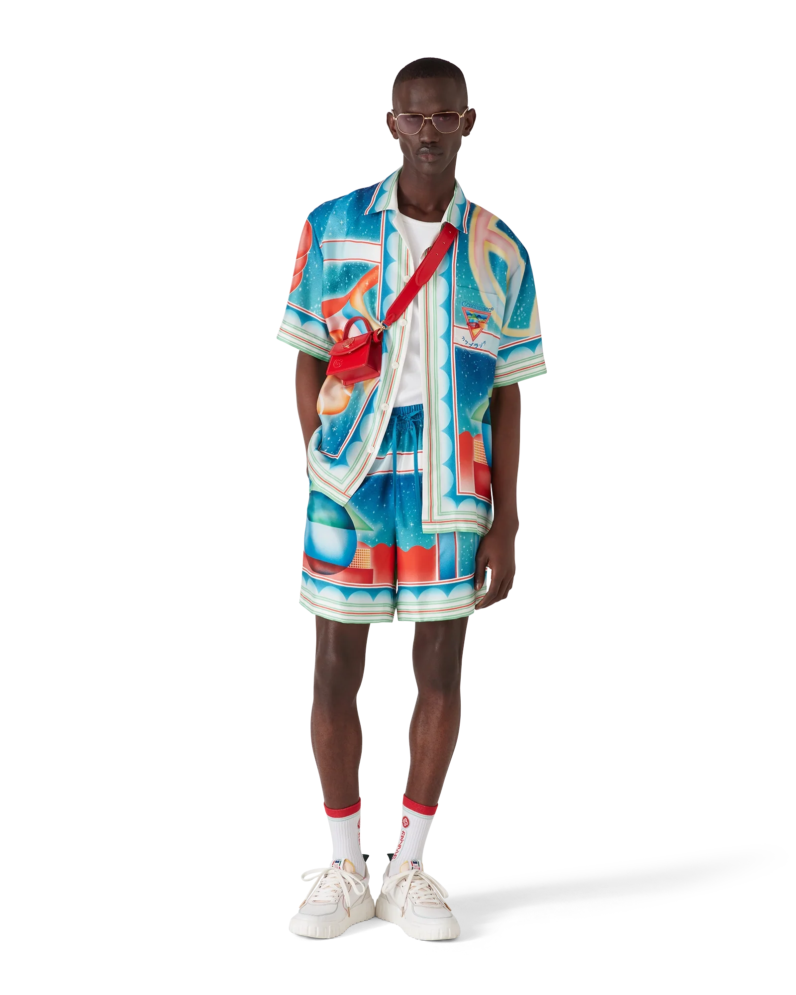 Galaxy Court Silk Shorts