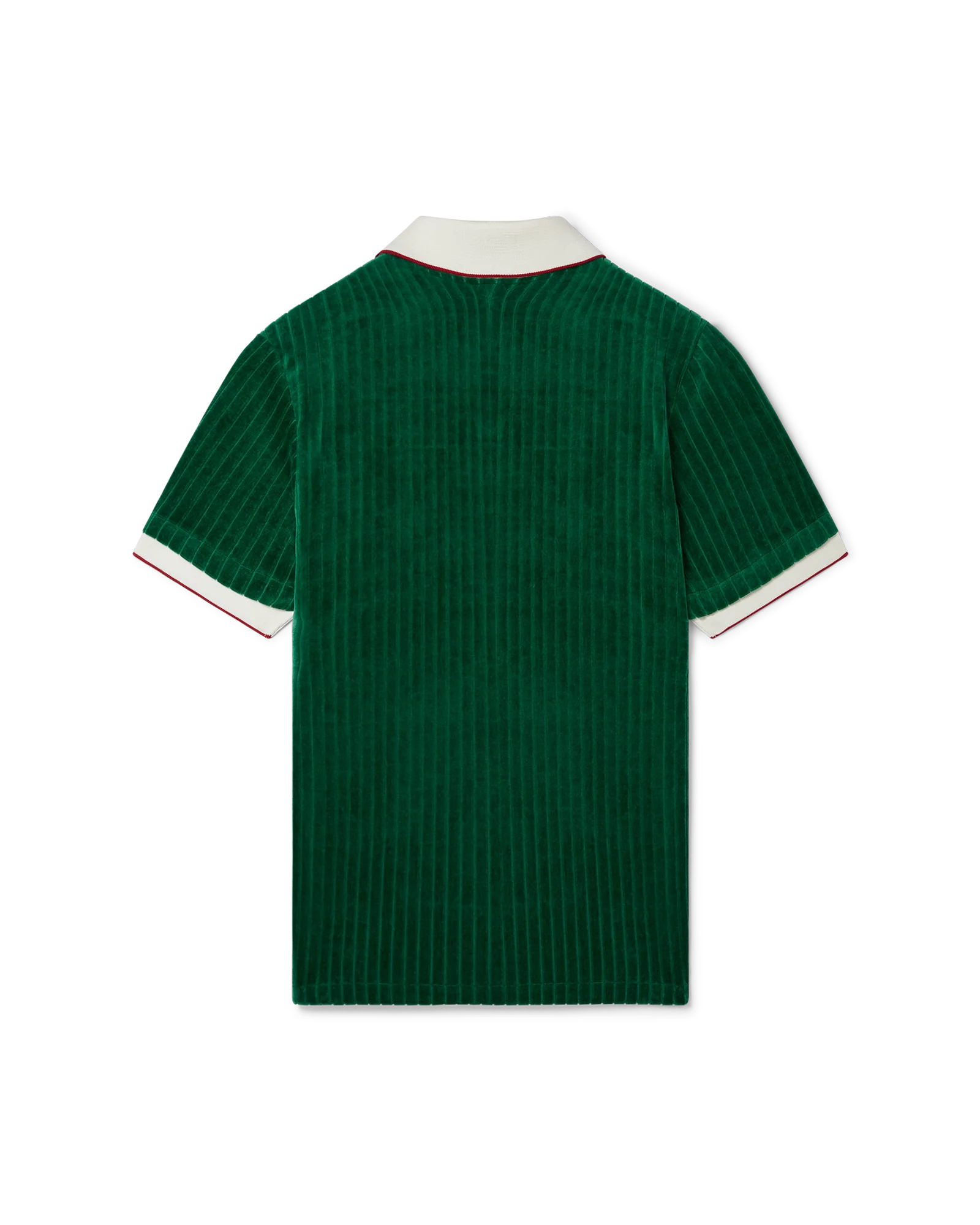 Rib Velour Polo Shirt