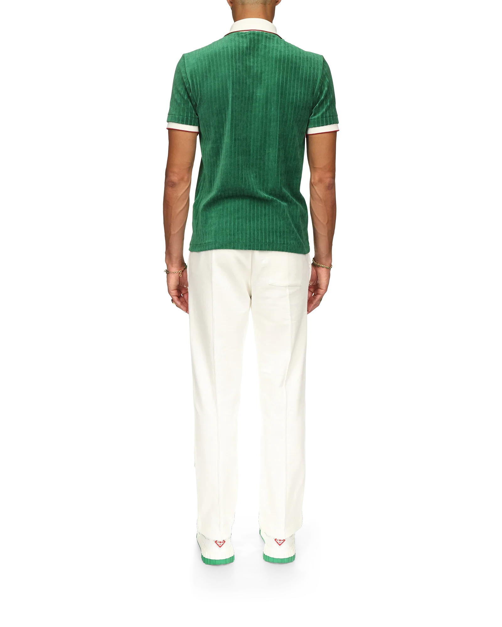 Rib Velour Polo Shirt