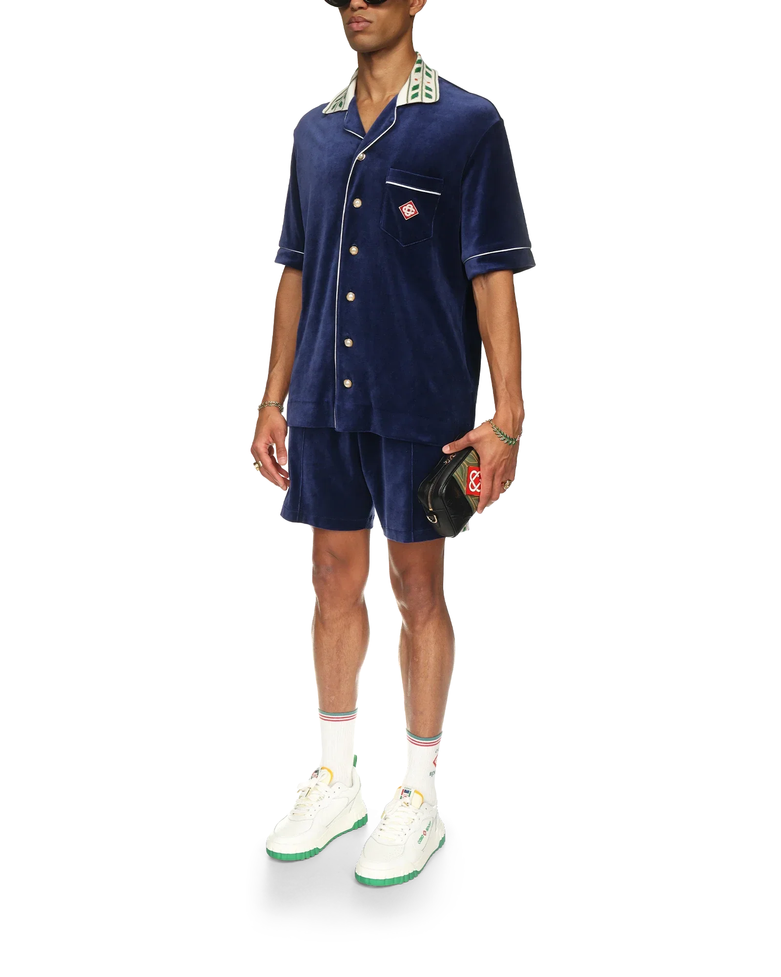 Laurel Short Sleeve Velour Shirt