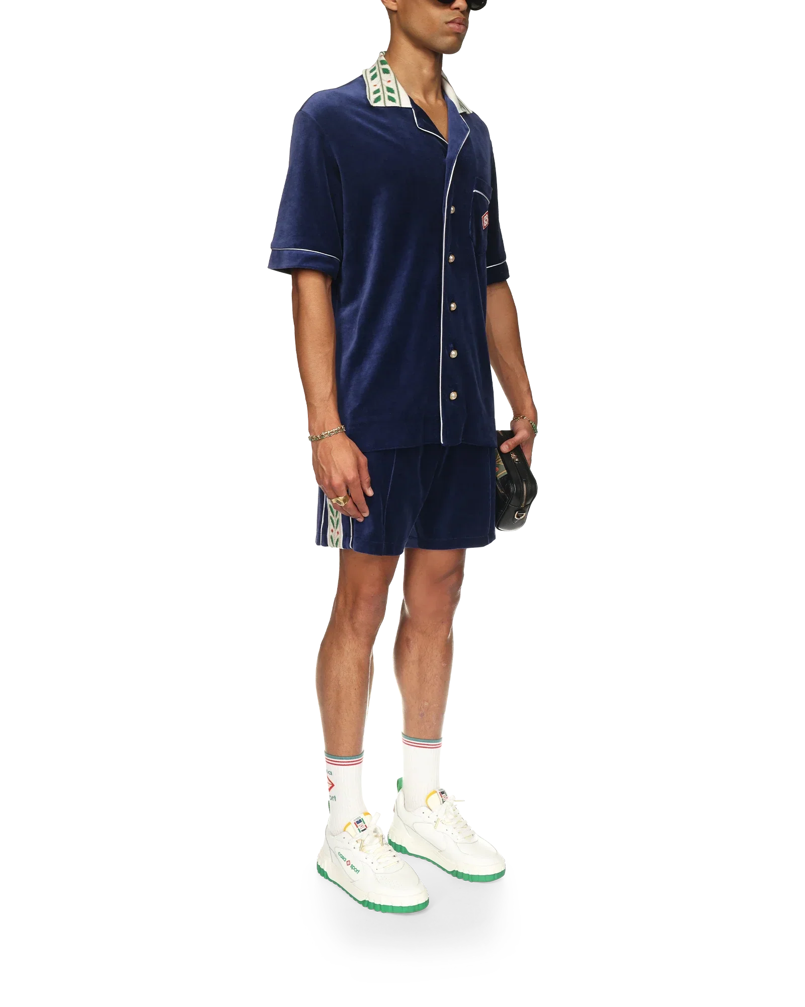 Laurel Short Sleeve Velour Shirt