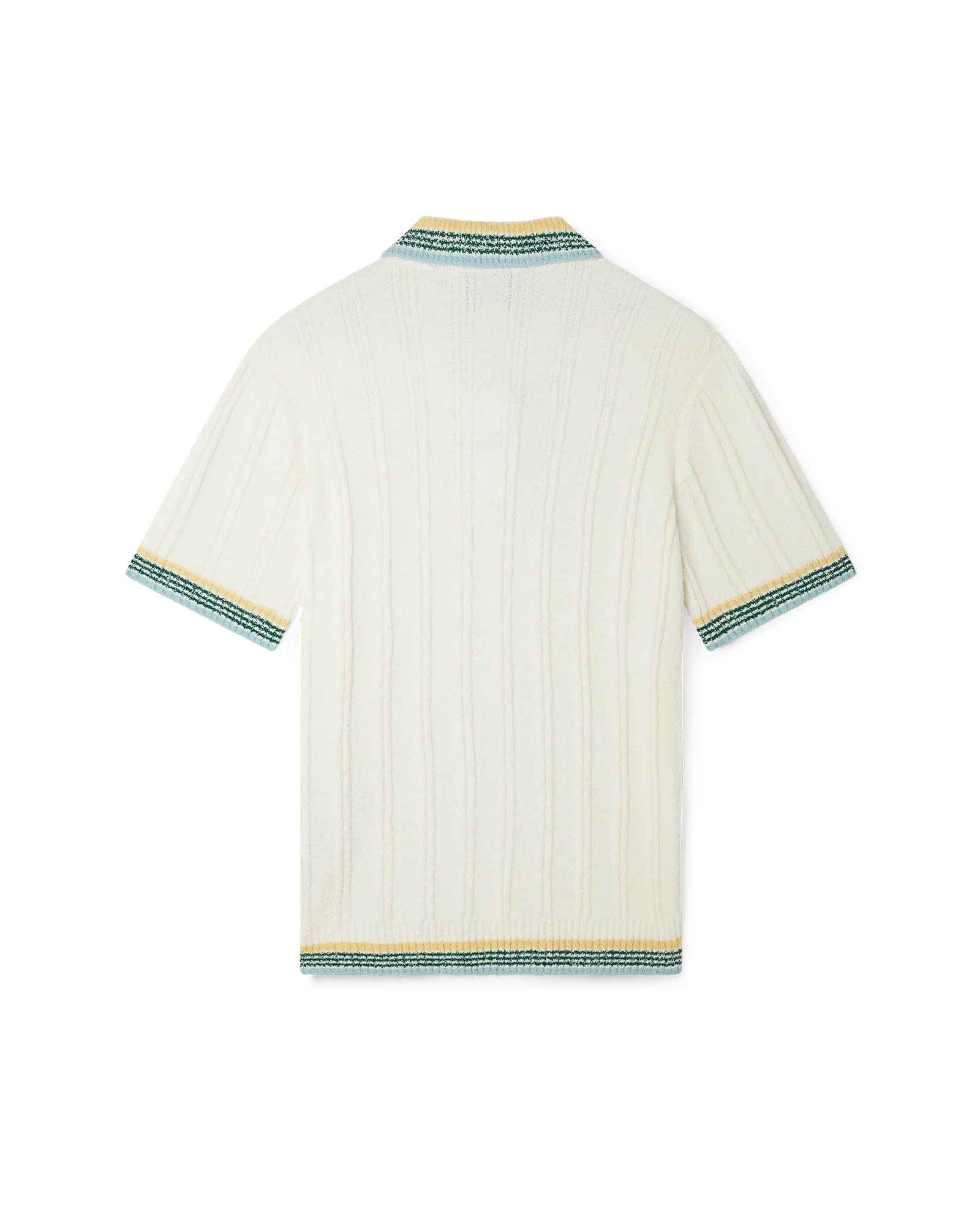 Rib Boucle Polo Shirt