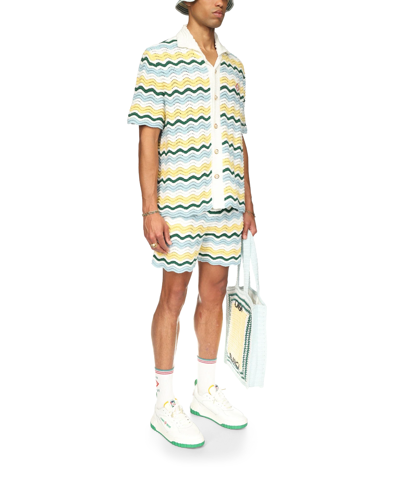 Wavy Boucle Shorts