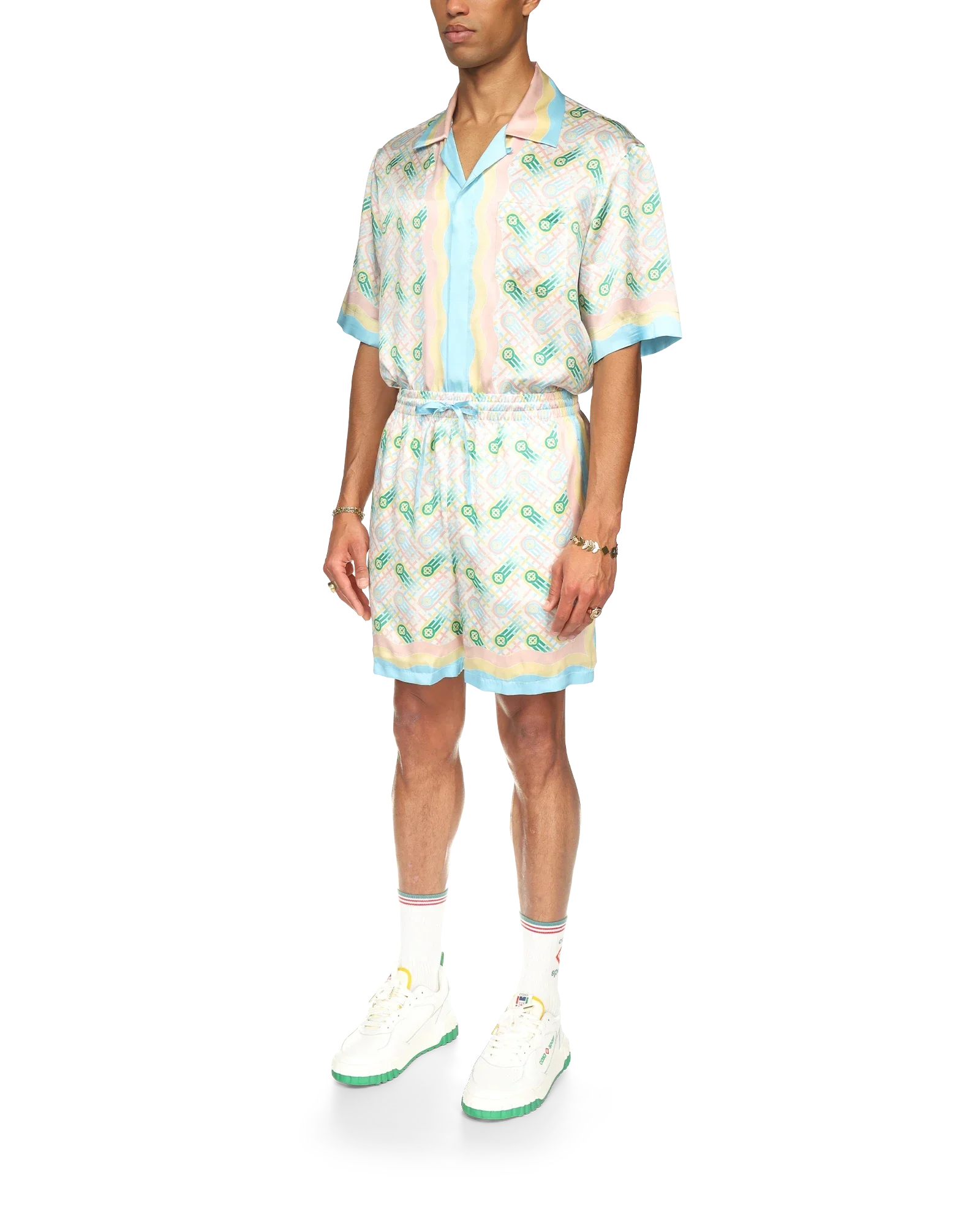 Ping Pong Silk Shorts